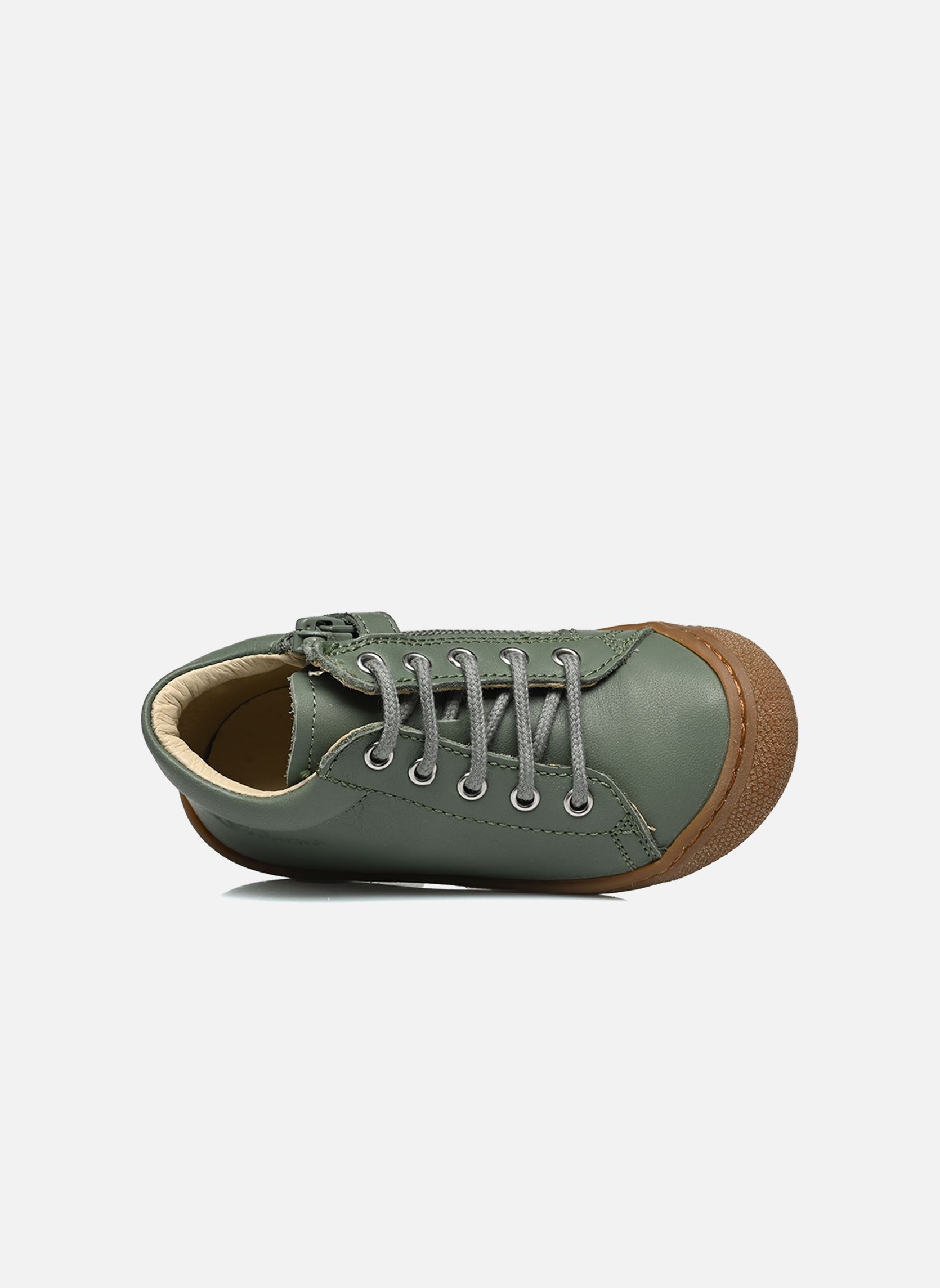 Babyschoenen Cocoon Zip jongens groen Naturino Babyschoenen Cocoon Zip jongens groen NAPPA SPAZZ SOLE HONEY SAGE