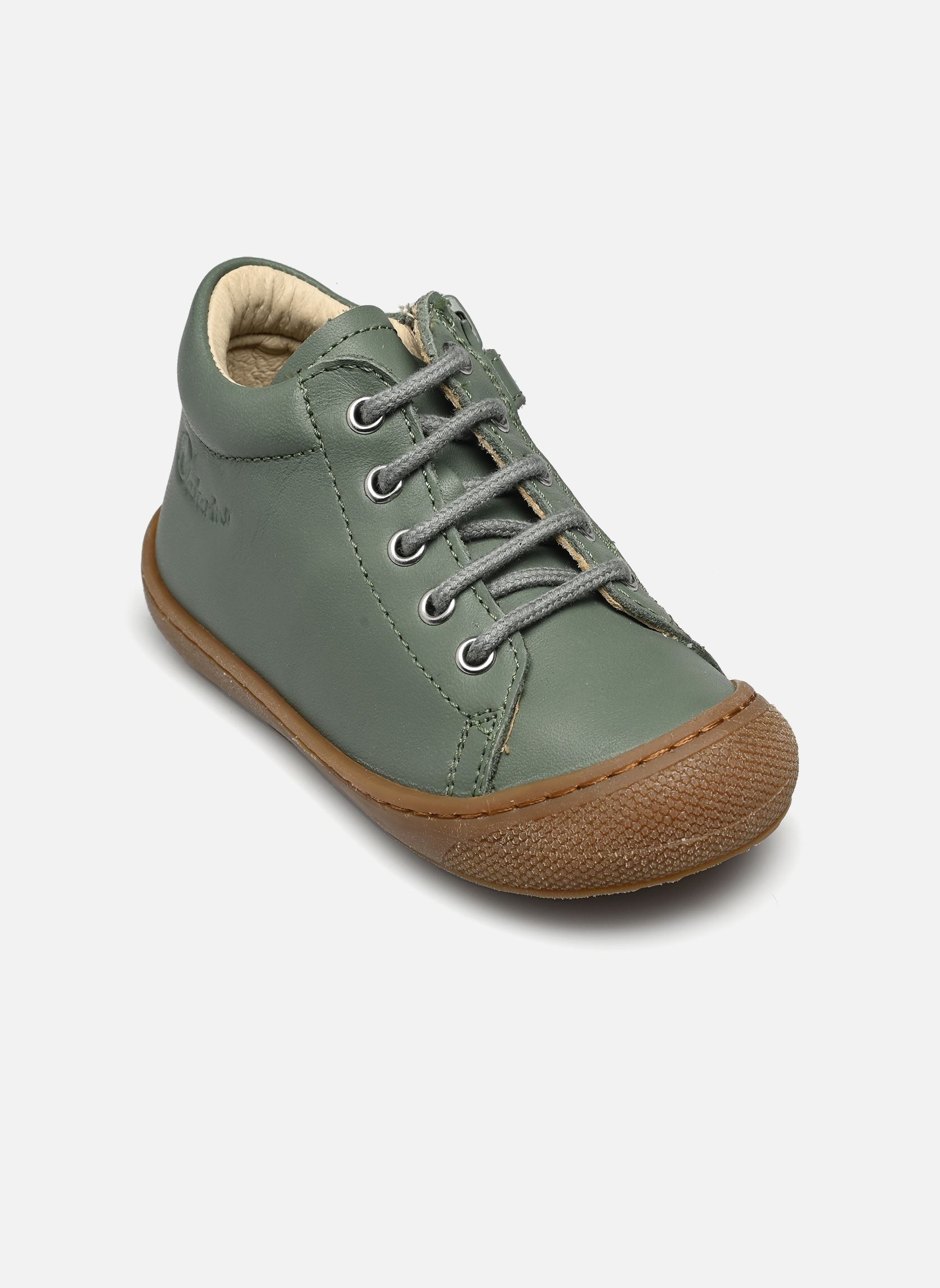 Babyschoenen Cocoon Zip jongens groen Naturino Babyschoenen Cocoon Zip jongens groen NAPPA SPAZZ SOLE HONEY SAGE