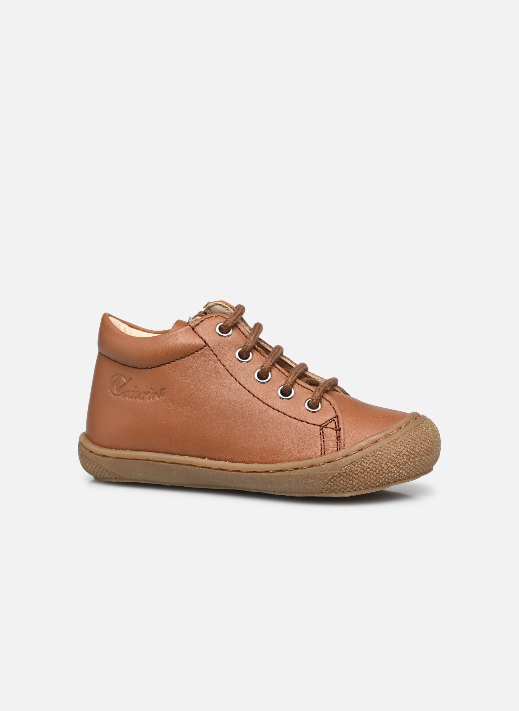 Chaussures premiers pas Cocoon Zip marron Naturino Chaussures premiers pas Cocoon Zip marron NAPPA SPAZZ.SOLE HONEY CUIO