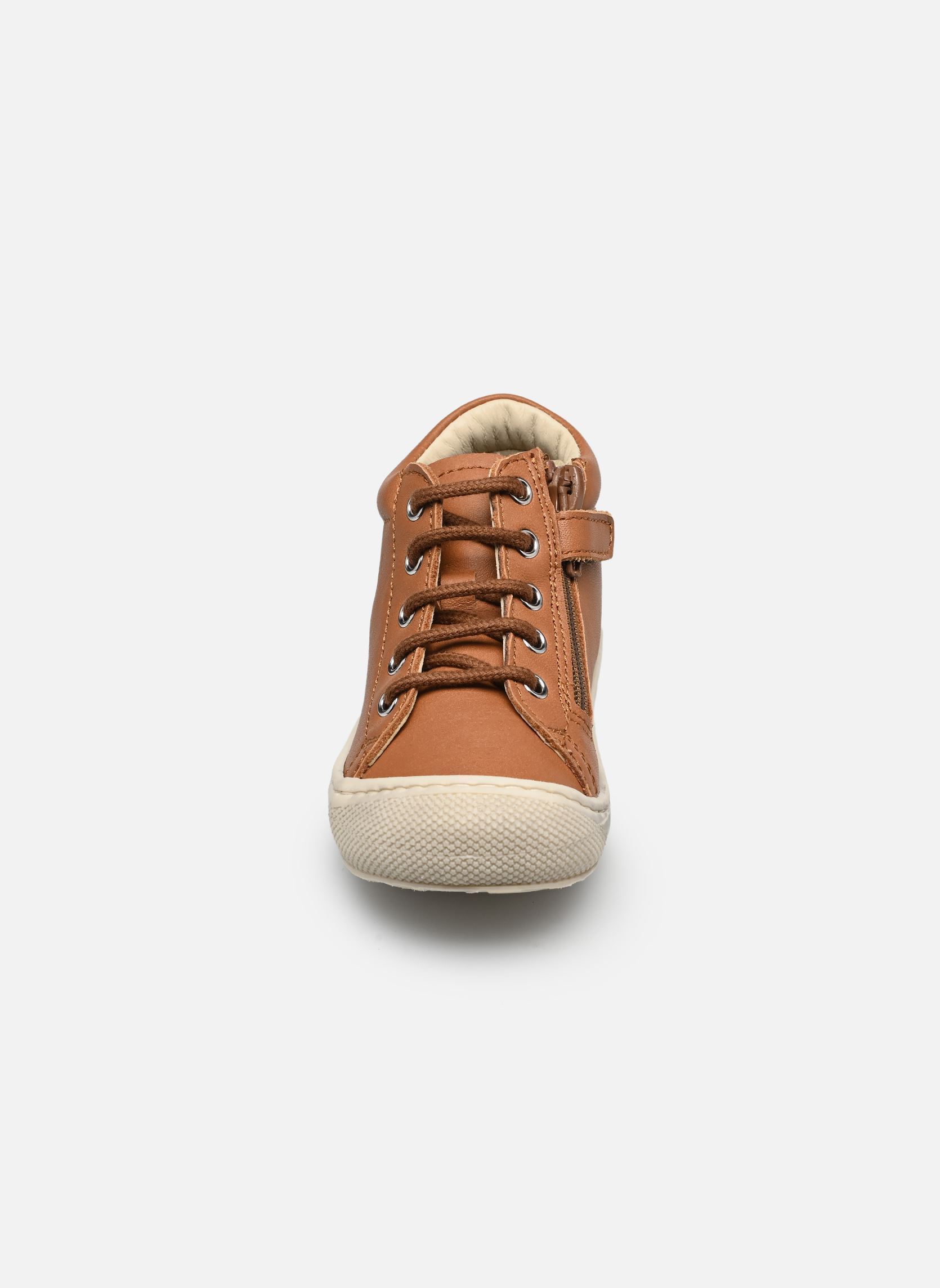 Schuhe für die ersten Schritte Cocoon Zip jungen braun Naturino Schuhe für die ersten Schritte Cocoon Zip jungen braun NAPPA SPAZZ.SOLE BONE COGNAC