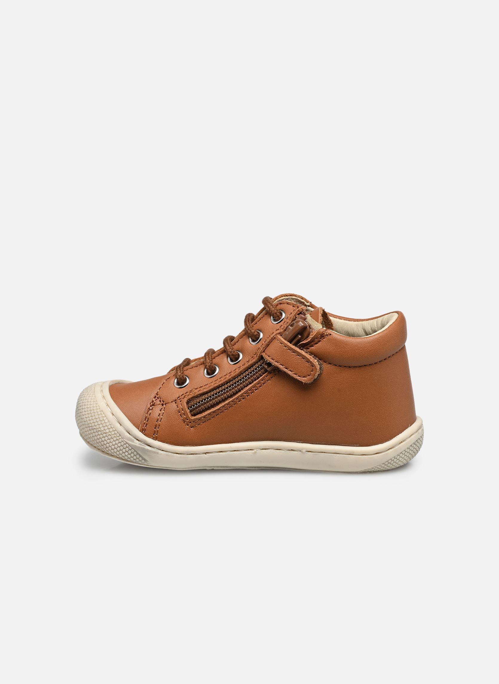 Schuhe für die ersten Schritte Cocoon Zip jungen braun Naturino Schuhe für die ersten Schritte Cocoon Zip jungen braun NAPPA SPAZZ.SOLE BONE COGNAC