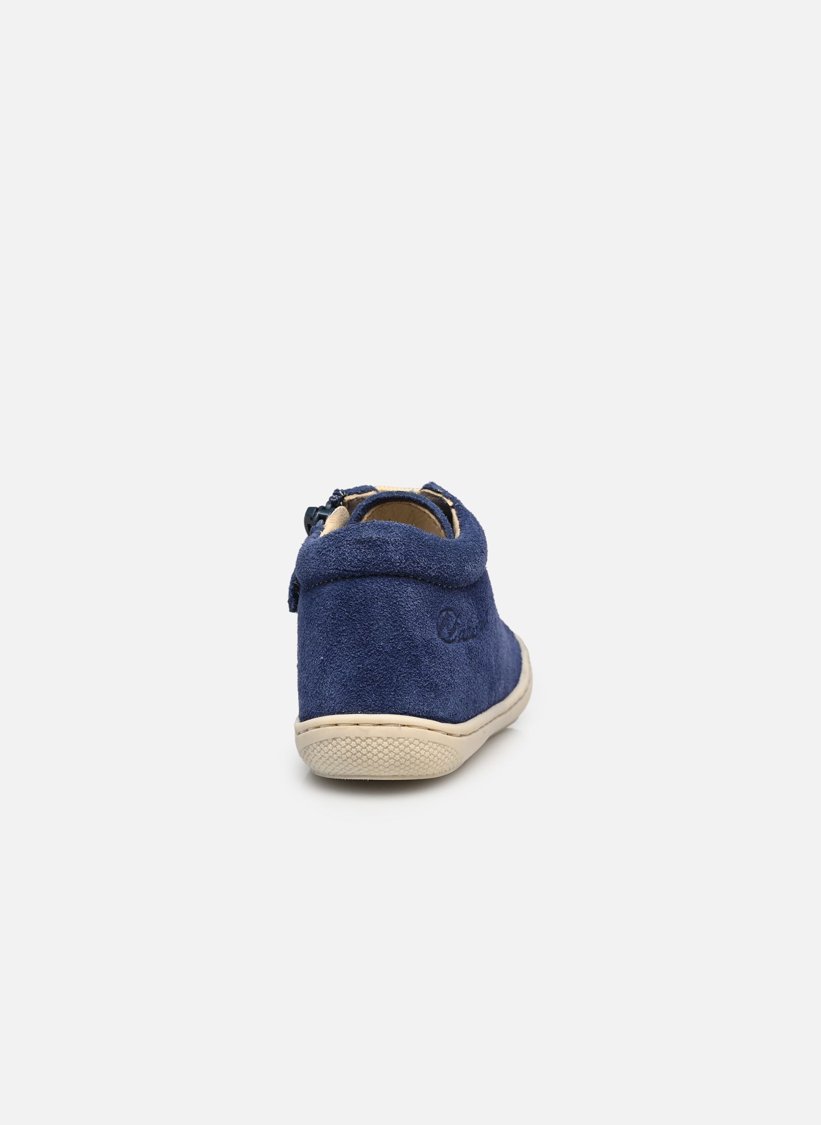 Chaussures premiers pas Cocoon Zip garçon bleu Naturino Chaussures premiers pas Cocoon Zip garçon bleu SUEDE SOLE BONE AZURE SAGE