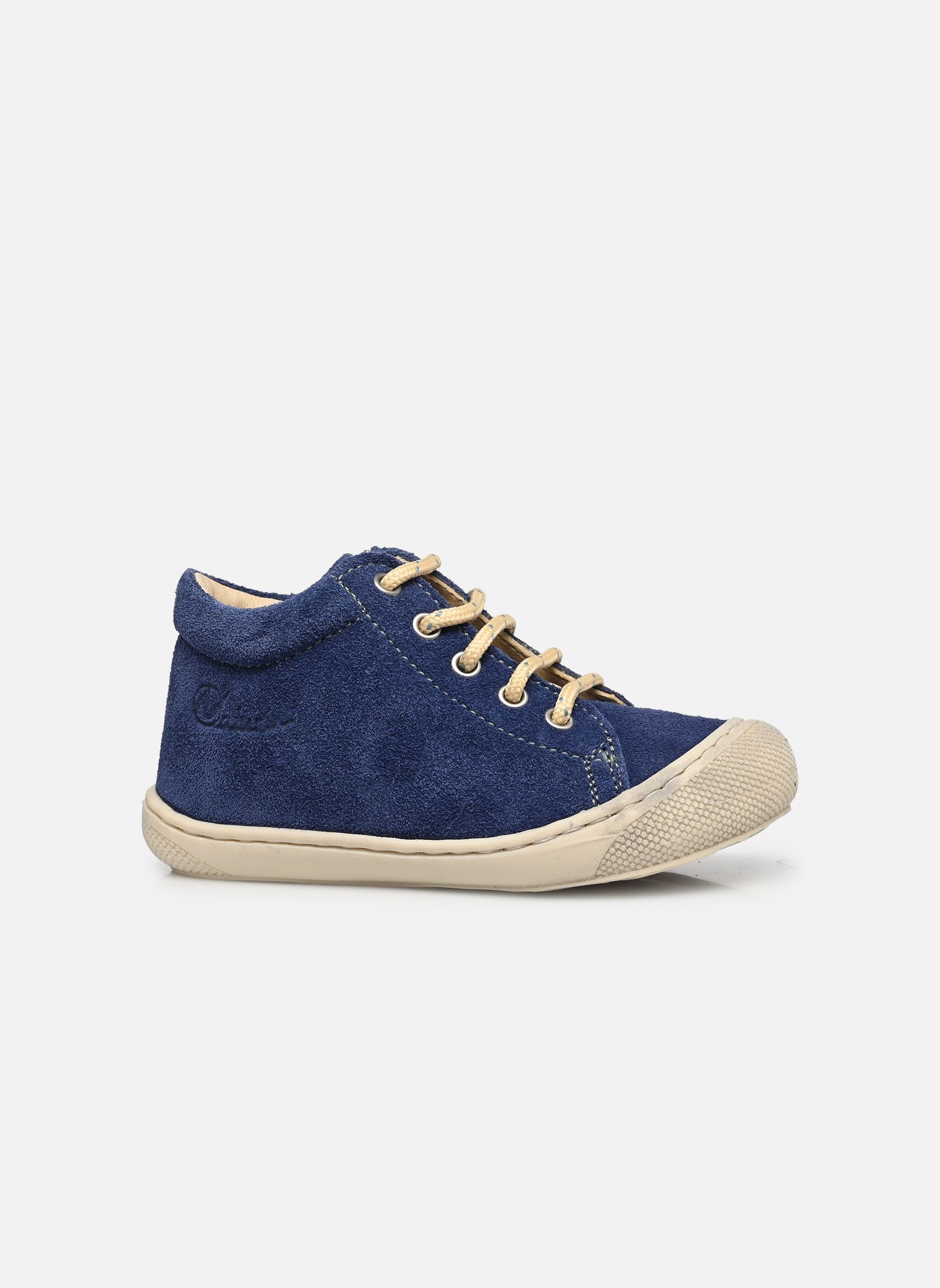 Chaussures premiers pas Cocoon Zip garçon bleu Naturino Chaussures premiers pas Cocoon Zip garçon bleu SUEDE SOLE BONE AZURE SAGE