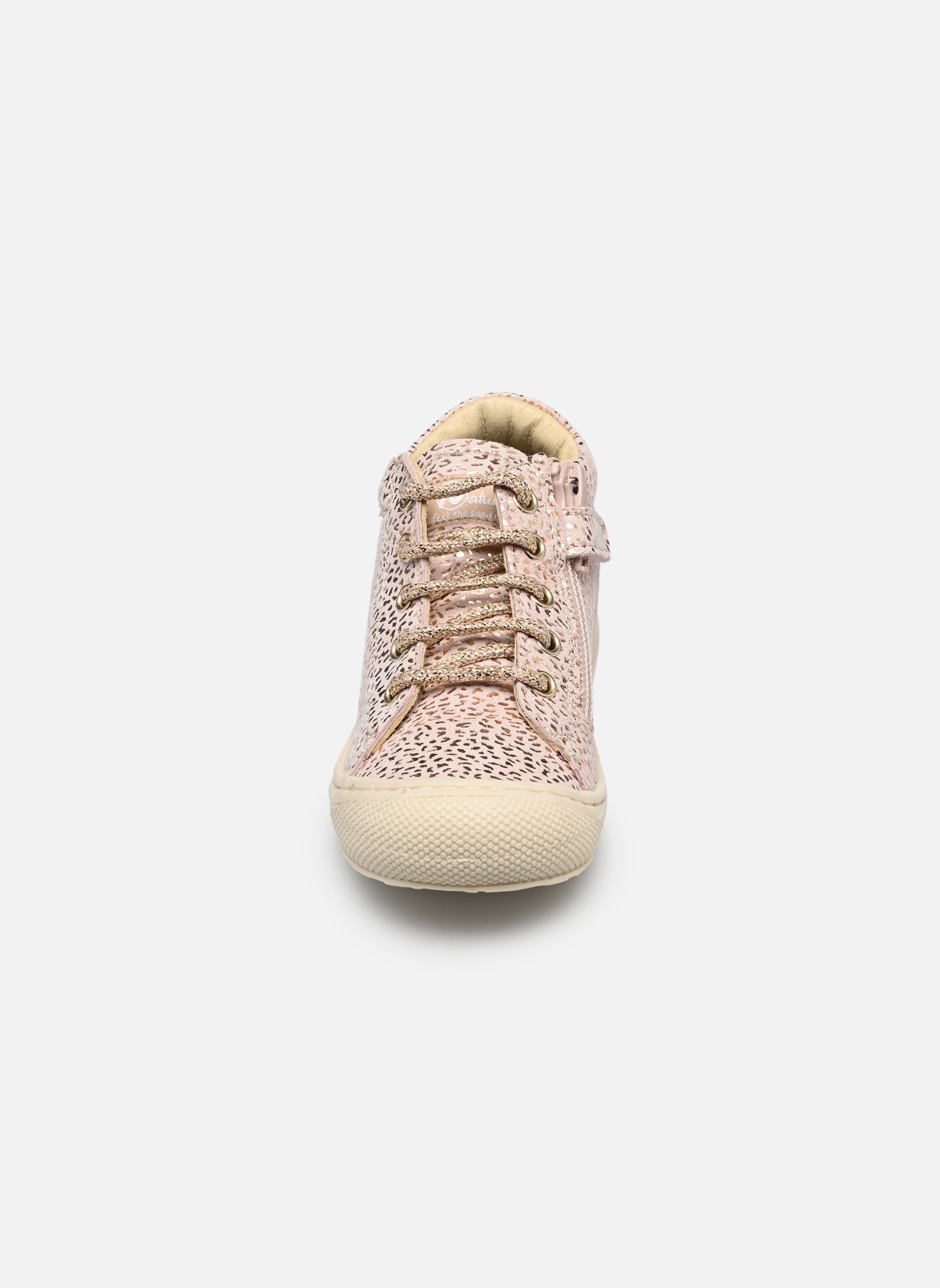 Babyschoenen Cocoon Zip meisjes roze Naturino Babyschoenen Cocoon Zip meisjes roze SUEDE SOLE BONE SAVAGE CIPRIA