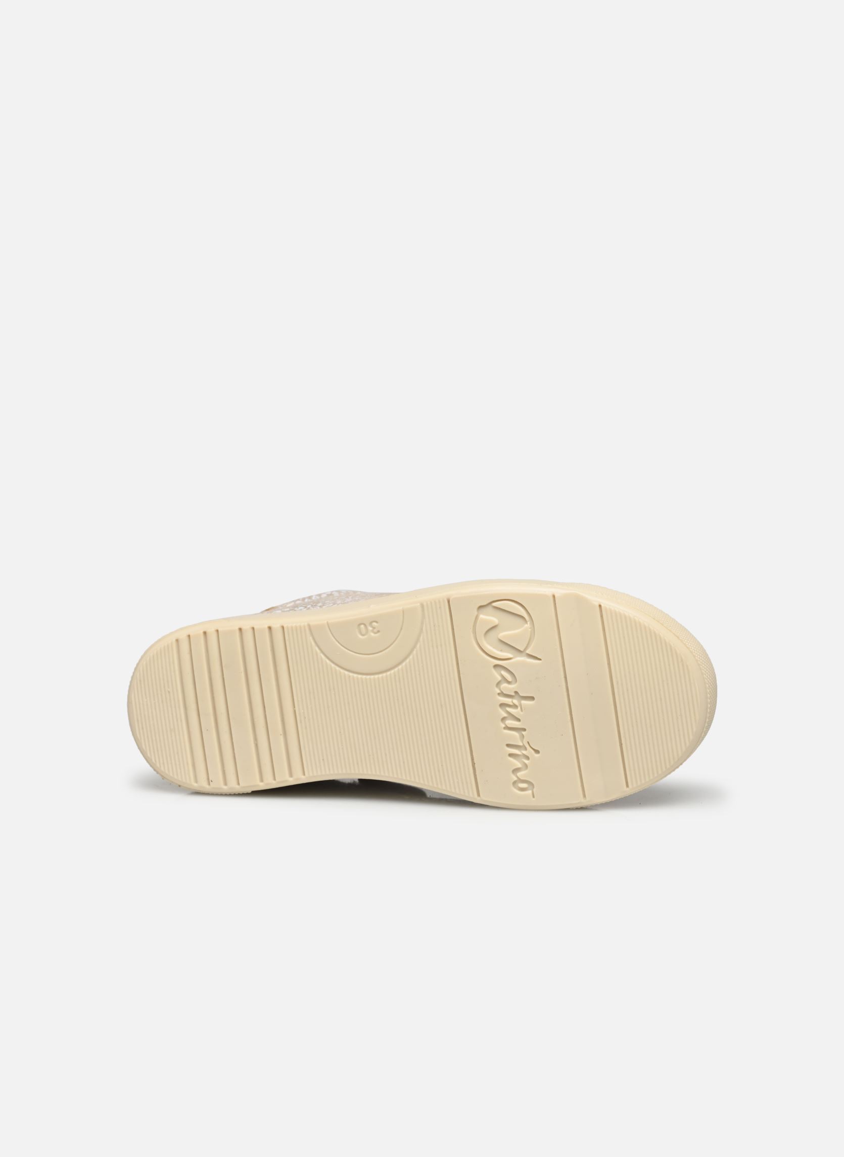 Niedrige Sneaker Eindhoven Zip mädchen beige Naturino Niedrige Sneaker Eindhoven Zip mädchen beige SUEDE GLITTER SUEDE LAWN MET P