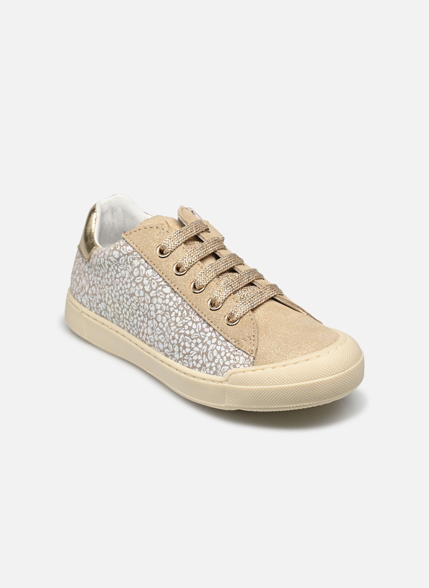 Niedrige Sneaker Eindhoven Zip mädchen beige Naturino Niedrige Sneaker Eindhoven Zip mädchen beige SUEDE GLITTER SUEDE LAWN MET P