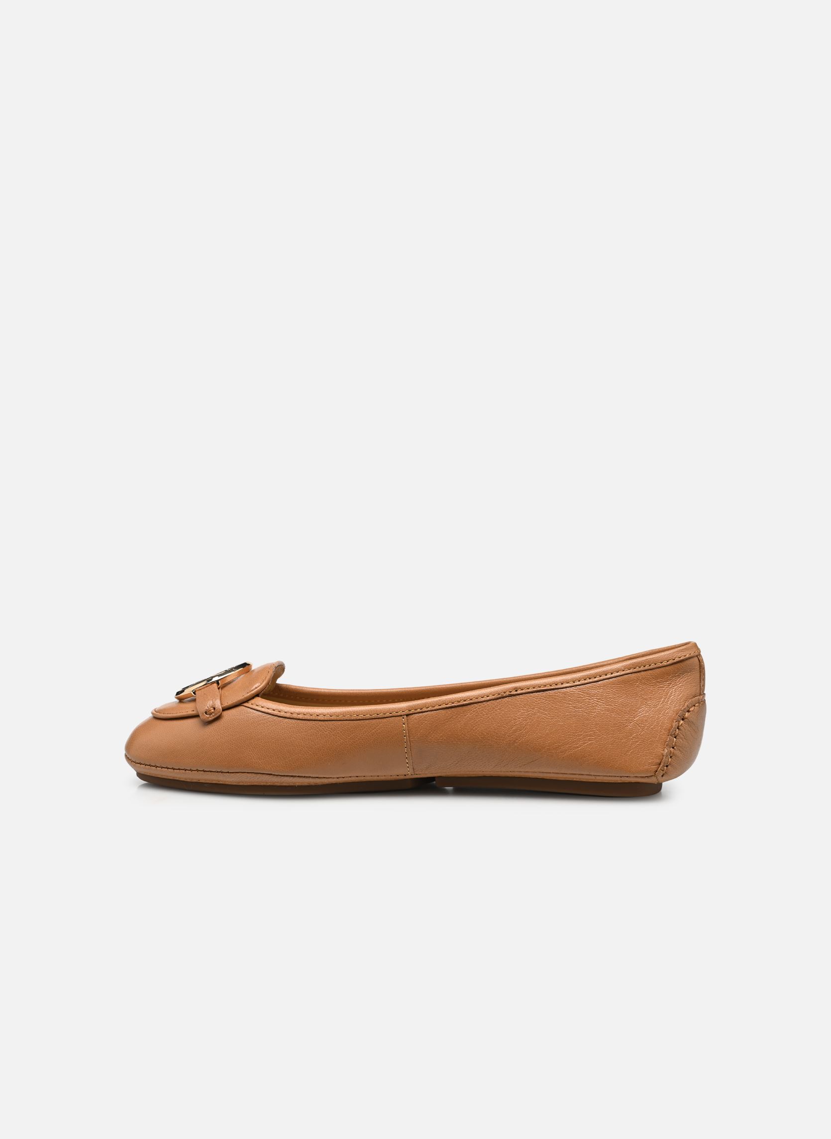 Ballerines classiques Lillie Moc femme beige Michael Michael Kors Ballerines classiques Lillie Moc femme beige Pale Peanut