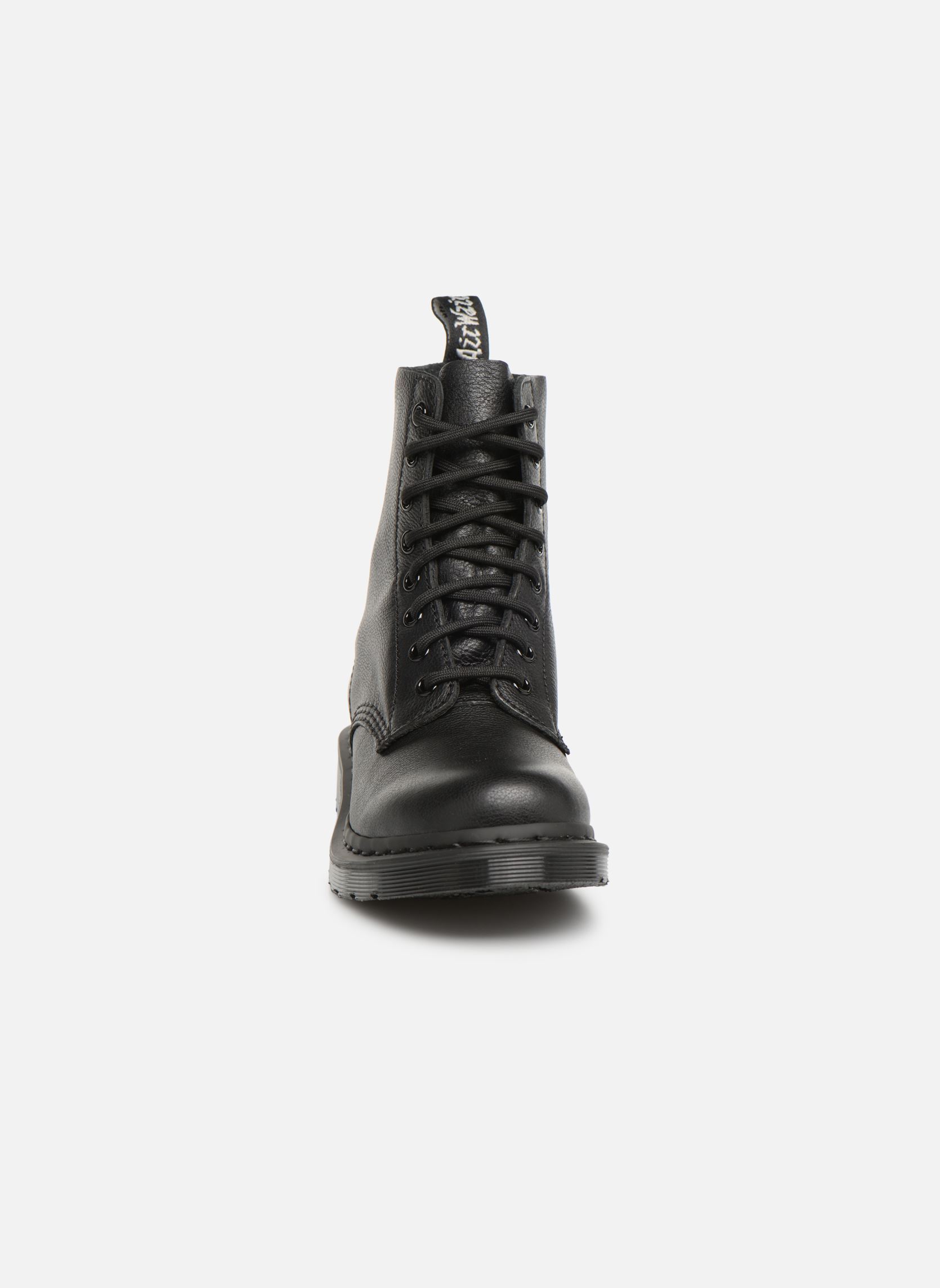 Veterlaarsjes 1460 Pascal Mono dames zwart Dr. Martens Veterlaarsjes 1460 Pascal Mono dames zwart BLACK VIRGINIA