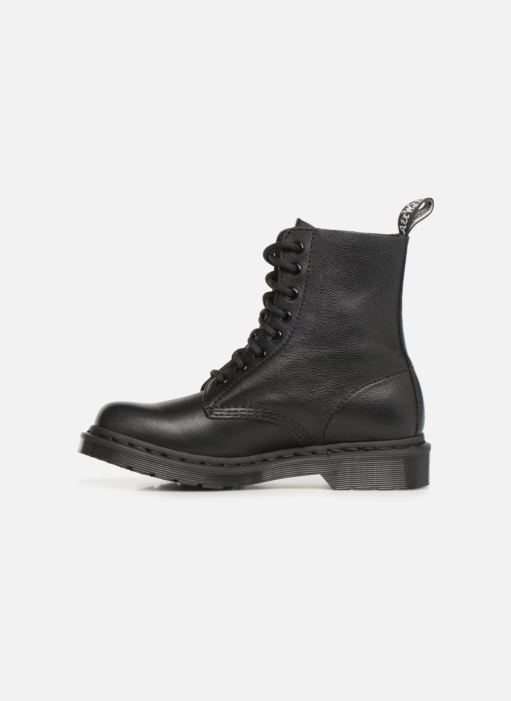 Veterlaarsjes 1460 Pascal Mono dames zwart Dr. Martens Veterlaarsjes 1460 Pascal Mono dames zwart BLACK VIRGINIA