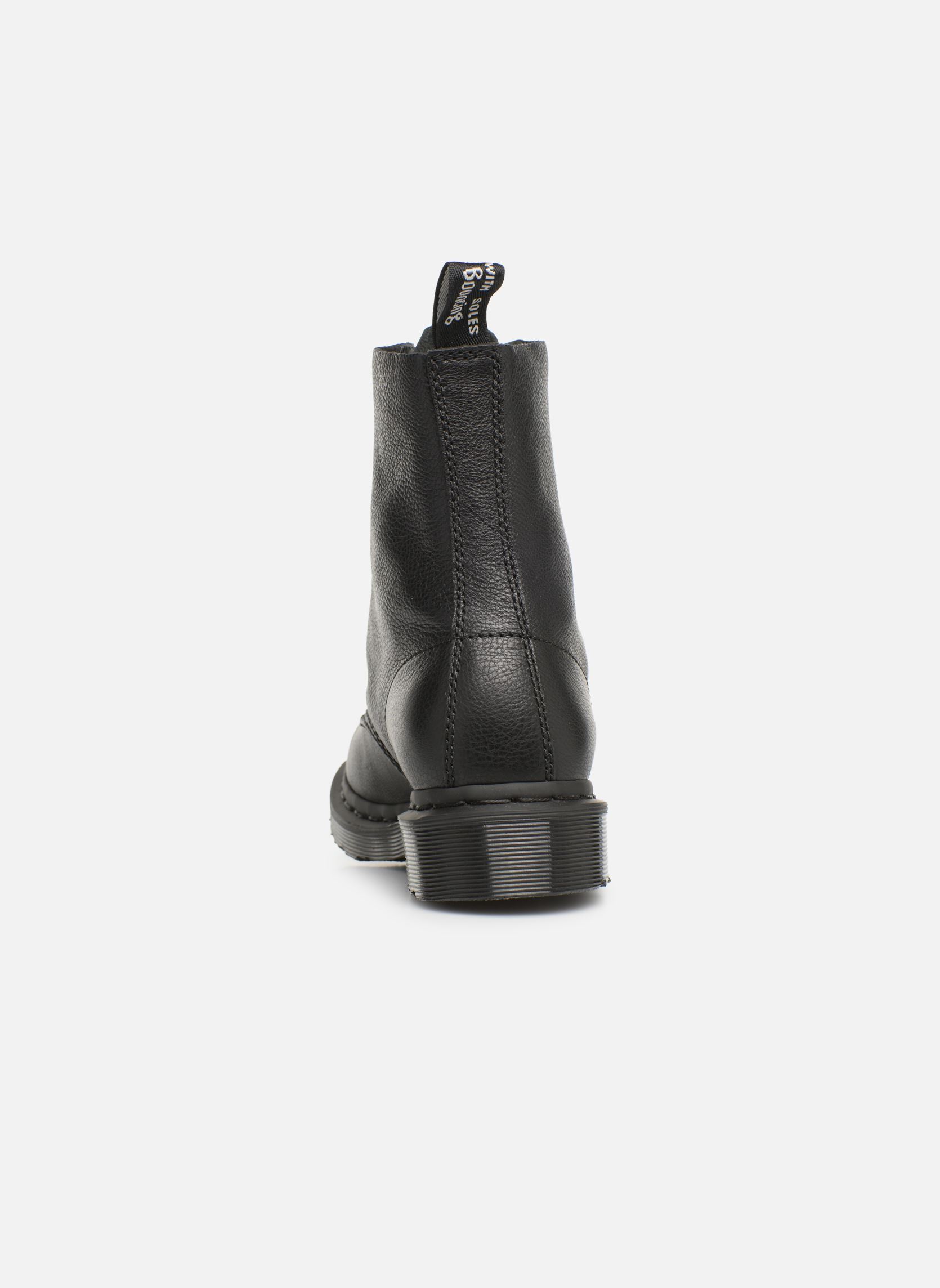 Veterlaarsjes 1460 Pascal Mono dames zwart Dr. Martens Veterlaarsjes 1460 Pascal Mono dames zwart BLACK VIRGINIA