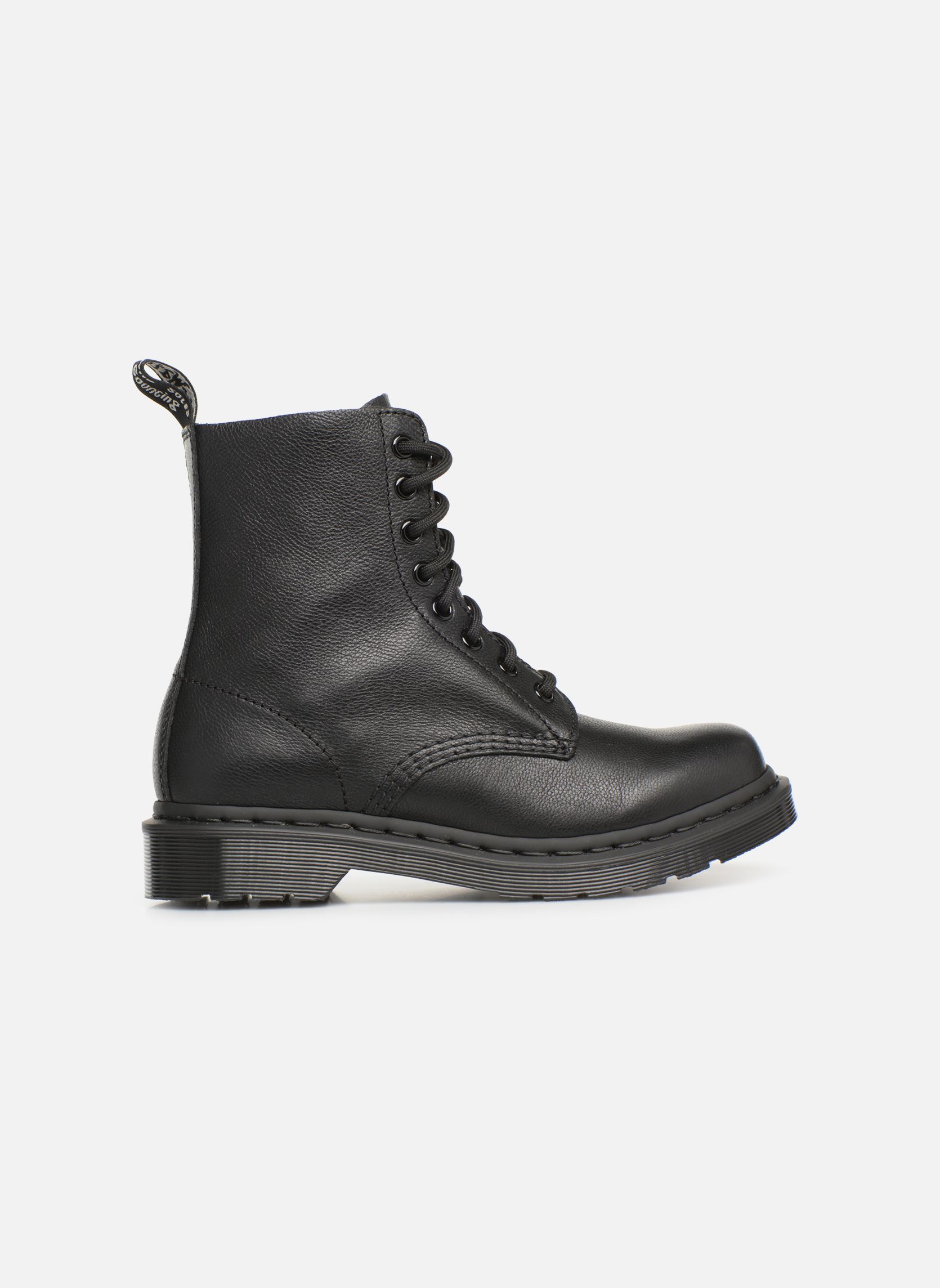 Veterlaarsjes 1460 Pascal Mono dames zwart Dr. Martens Veterlaarsjes 1460 Pascal Mono dames zwart BLACK VIRGINIA