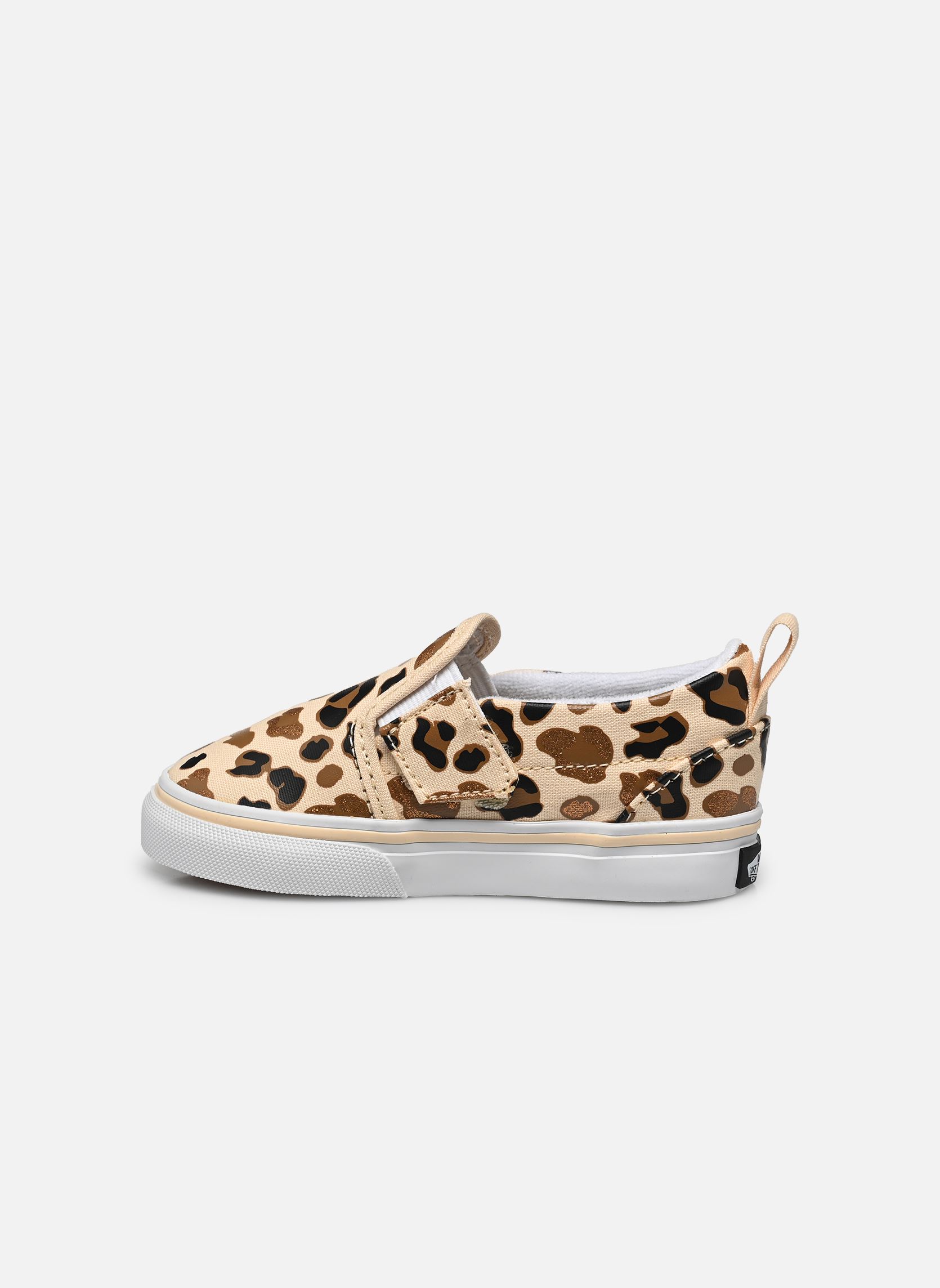 Sneaker Slip-On V mädchen braun Vans Sneaker Slip-On V mädchen braun LEOPARD GLITTER BROWN/TRUE WHI