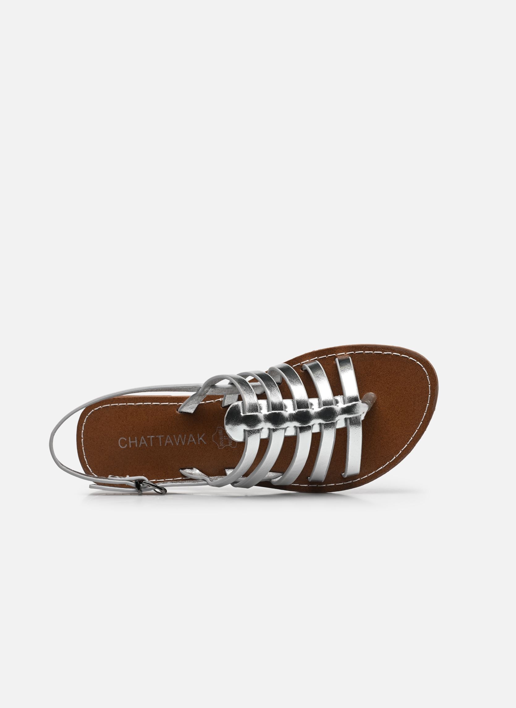 CHATTAWAK Donna 7RUBISCAMEL40 Sandalo, Cammello, 40 EU Stretta, marrone, 40 EU Étroit