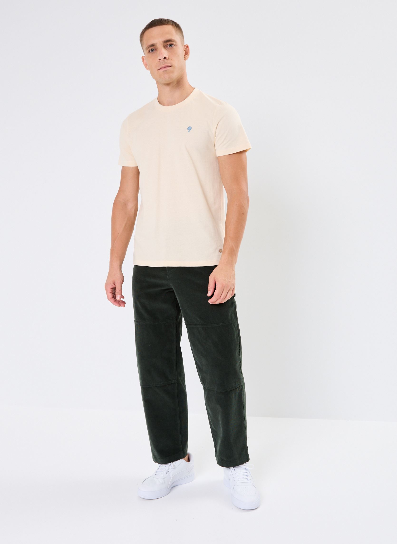 Tee-shirts Arcy T-shirt Cotton homme beige Faguo Tee-shirts Arcy T-shirt Cotton homme beige ECR00