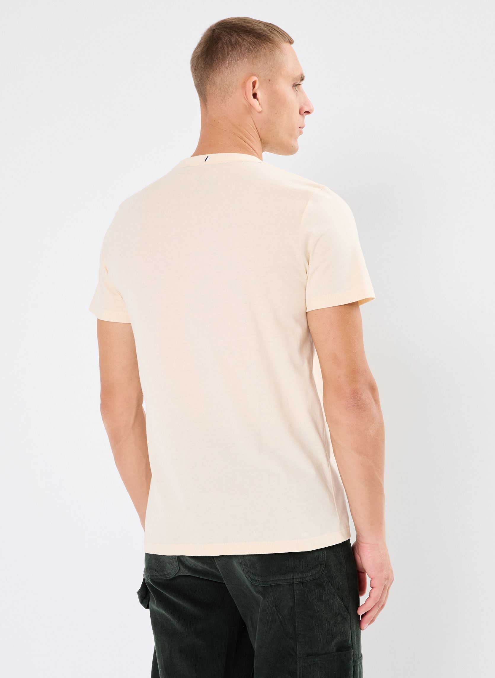 Tee-shirts Arcy T-shirt Cotton homme beige Faguo Tee-shirts Arcy T-shirt Cotton homme beige ECR00