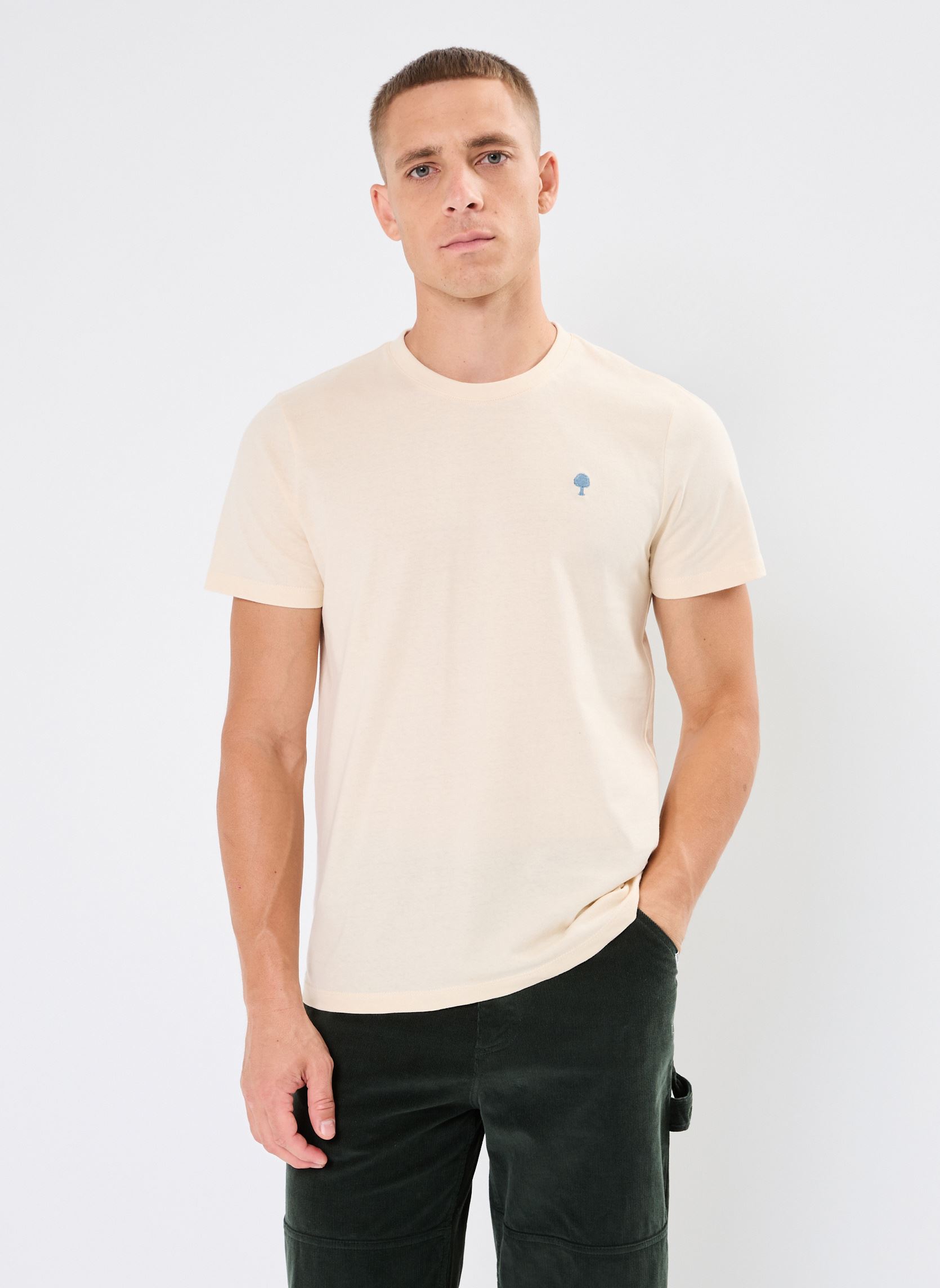 Tee-shirts Arcy T-shirt Cotton homme beige Faguo Tee-shirts Arcy T-shirt Cotton homme beige ECR00