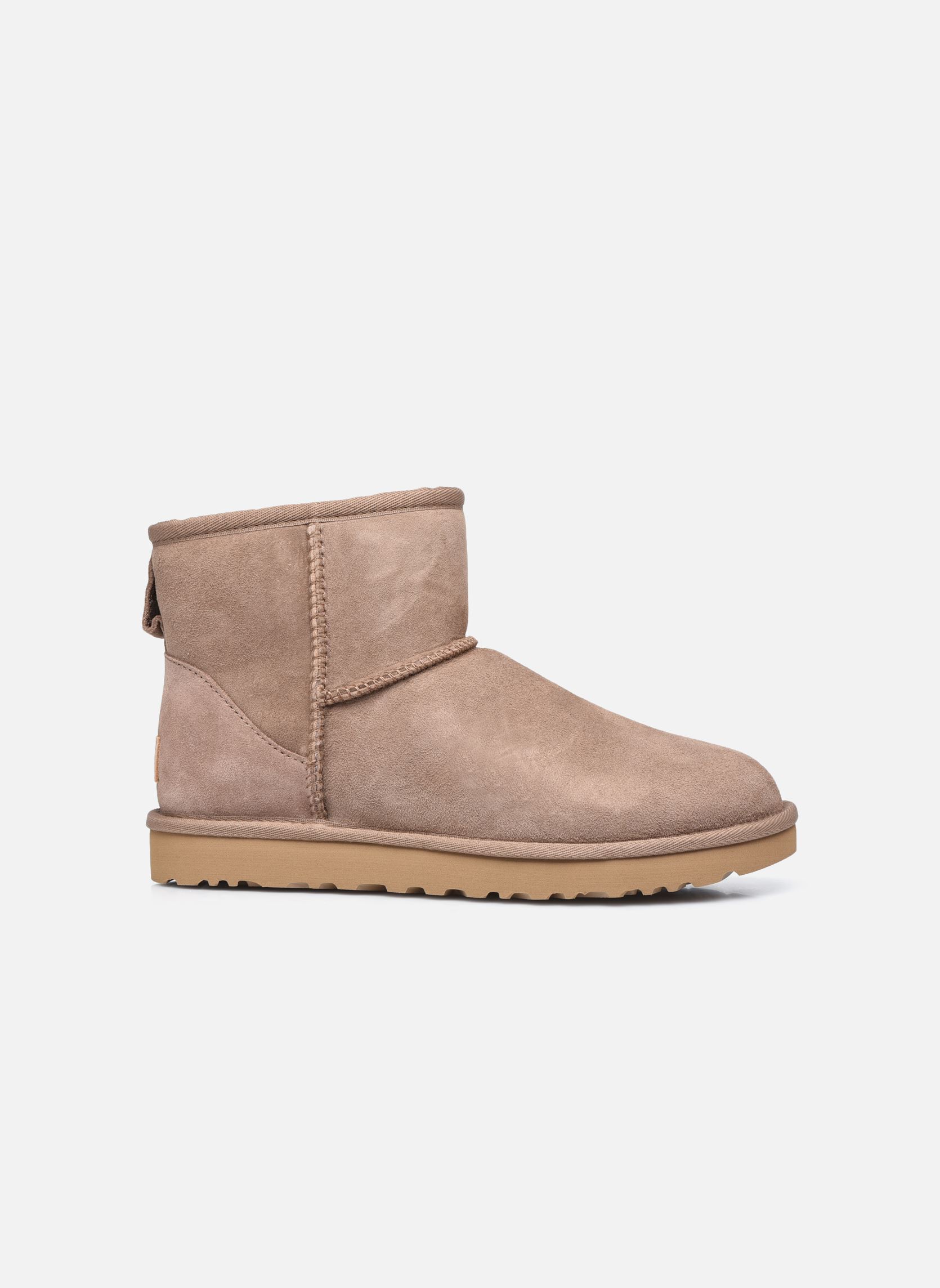 Gevoerde enkellaarsjes Classic Mini II dames beige UGG Gevoerde enkellaarsjes Classic Mini II dames beige CARIBOU