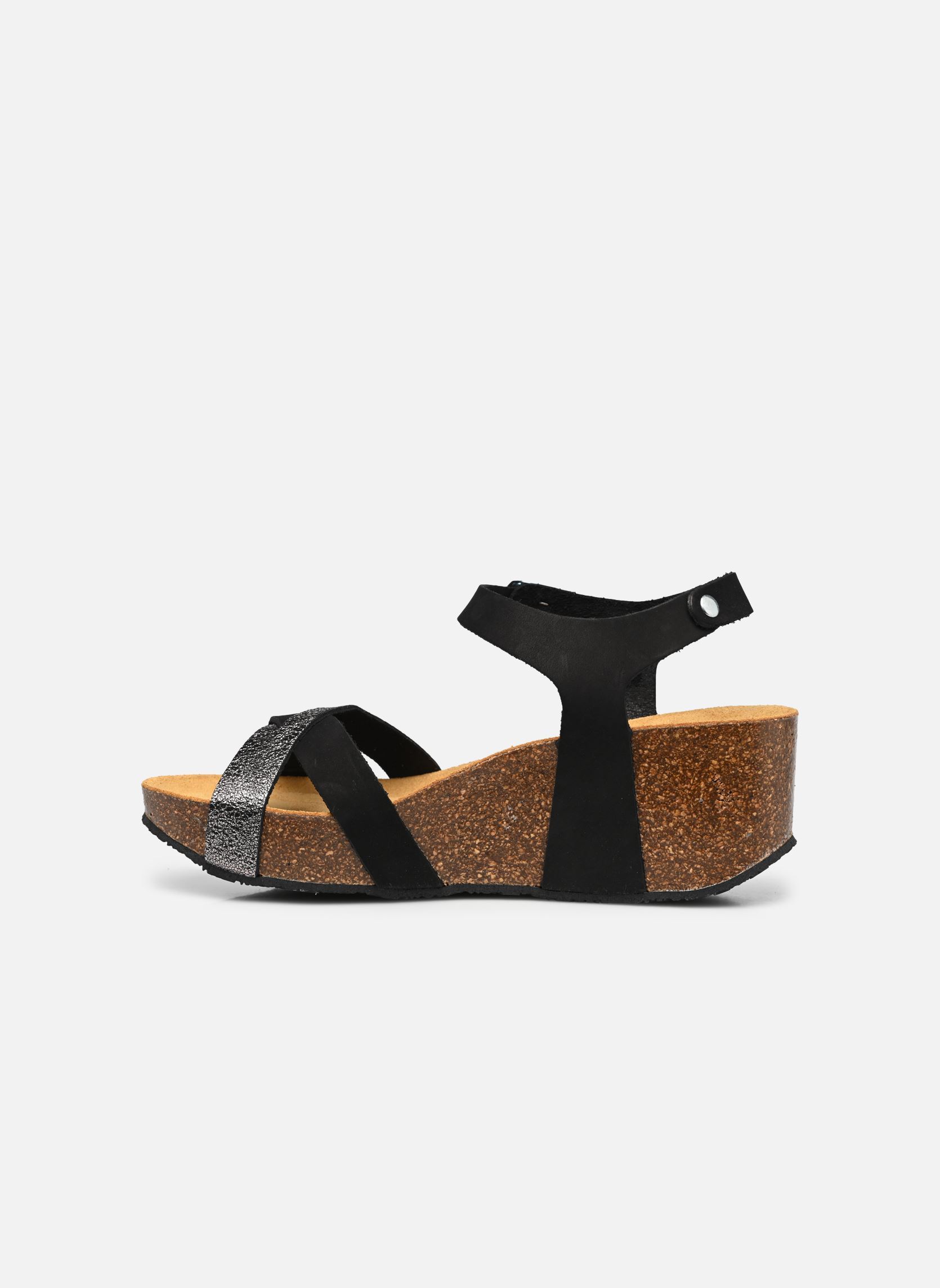 Sandali con zeppa e plateau So Final donna nero Plakton Sandali con zeppa e plateau So Final donna nero NEGRO_PELTRO