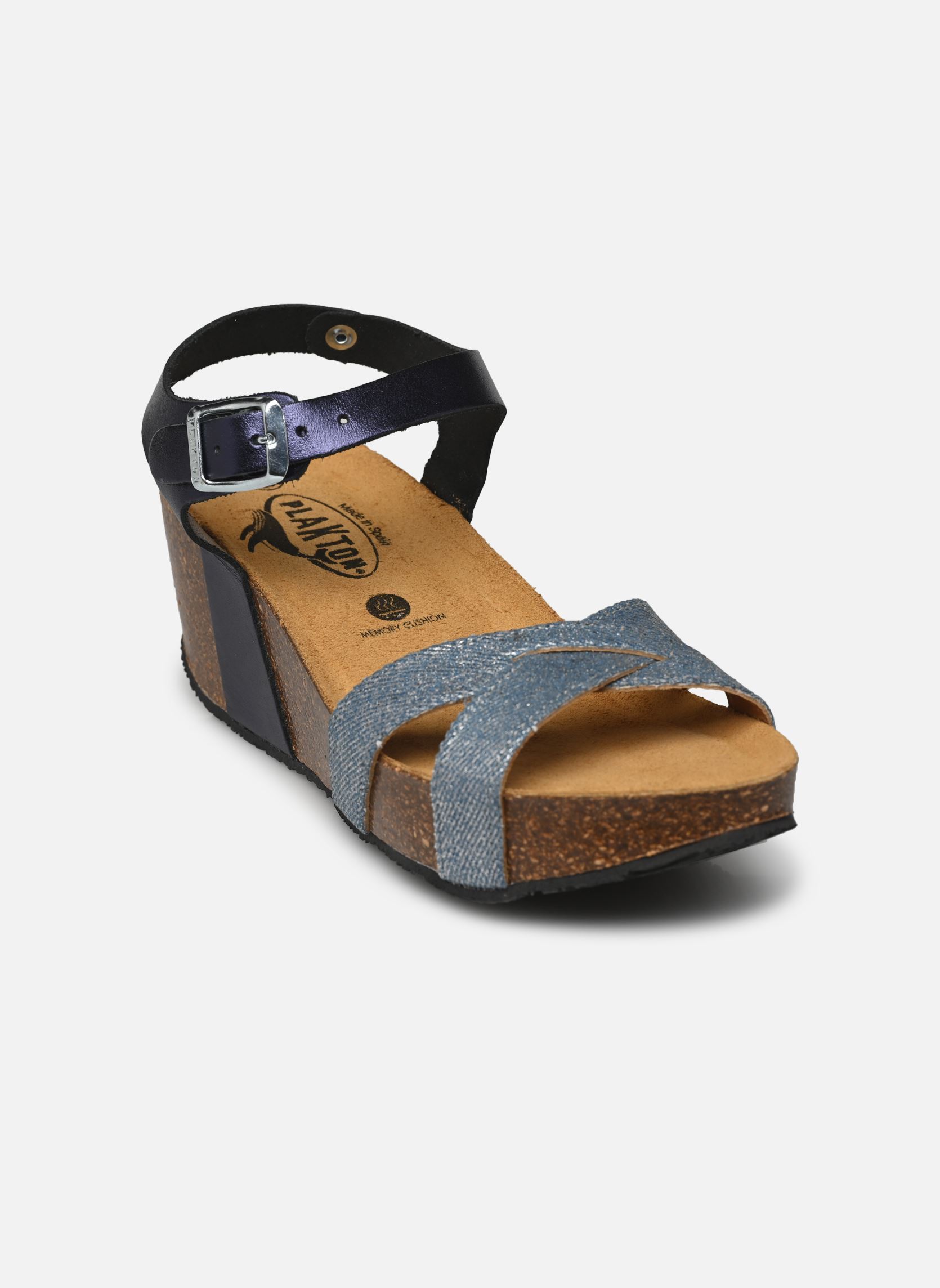 Sandalias y plataformas de cuña So Final mujer azul Plakton Sandalias y plataformas de cuña So Final mujer azul AZUL OCEAN