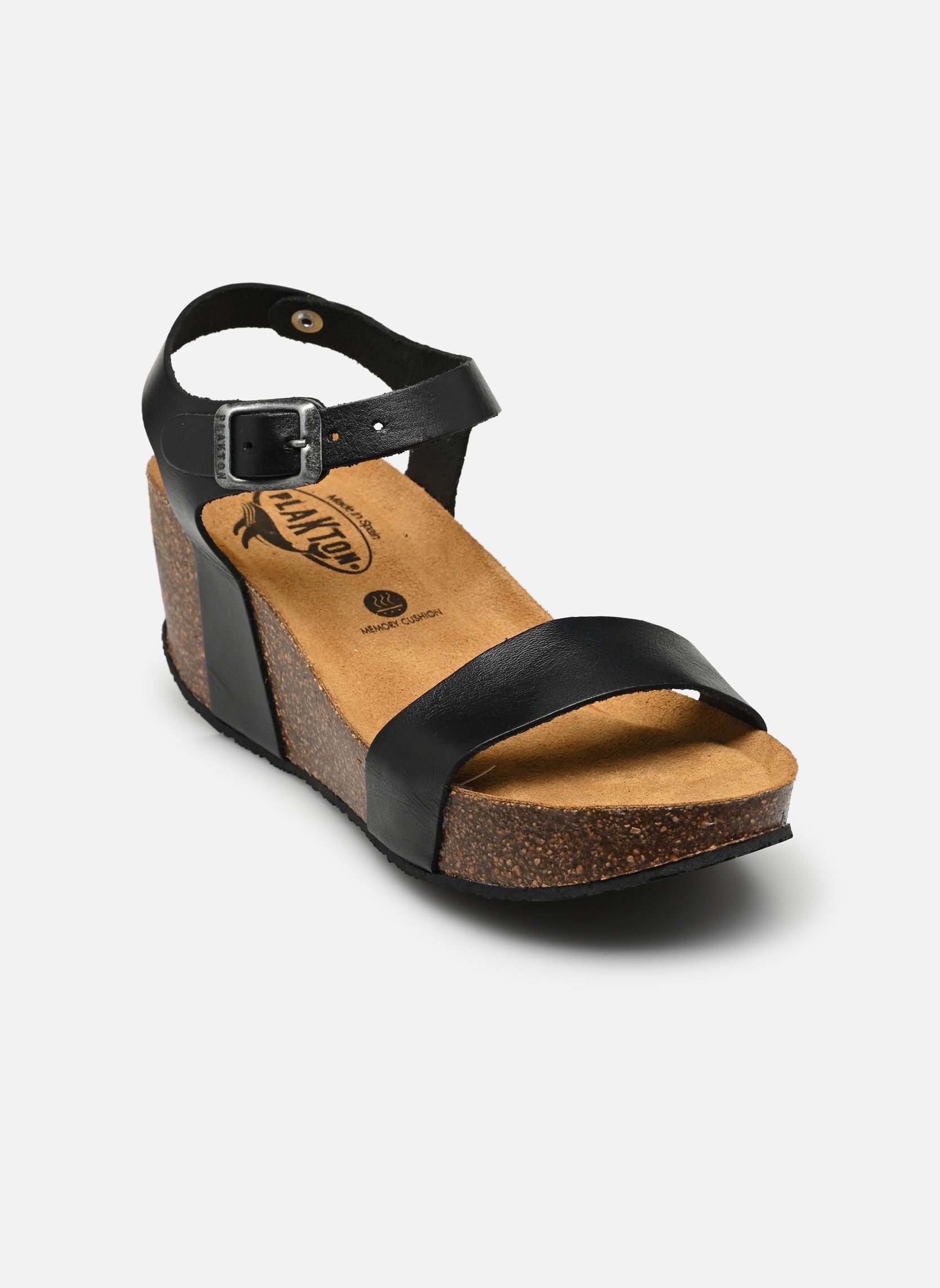 Sandalias y plataformas de cuña So Kiss mujer negro Plakton Sandalias y plataformas de cuña So Kiss mujer negro NEGRO
