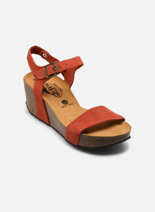 Plakton Sandales compensées et plateformes So Kiss femme rouge