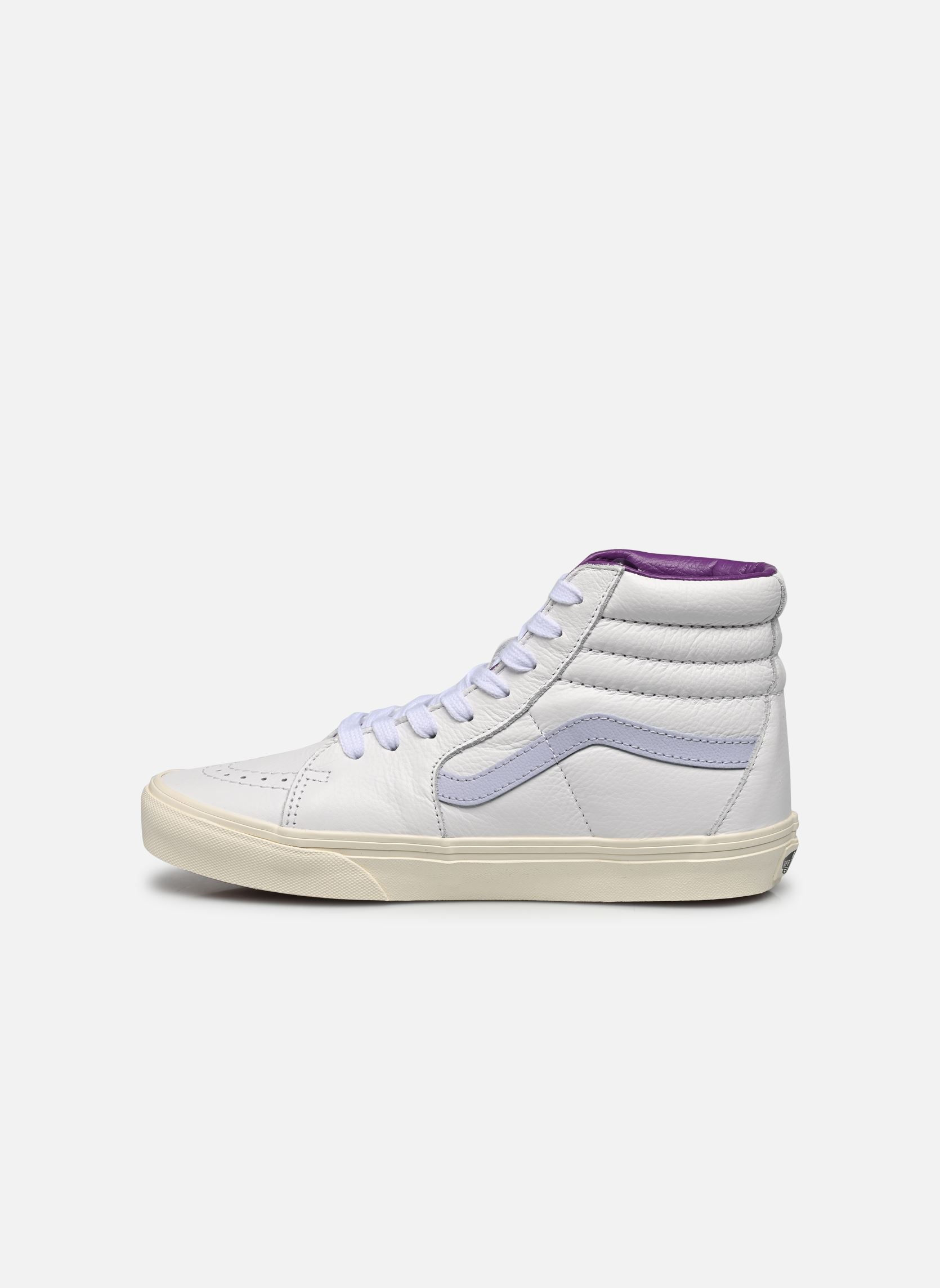 Hoge sneakers SK8-Hi dames wit Vans Hoge sneakers SK8-Hi dames wit PREMIUM LEATHER HALOGEN BLUE