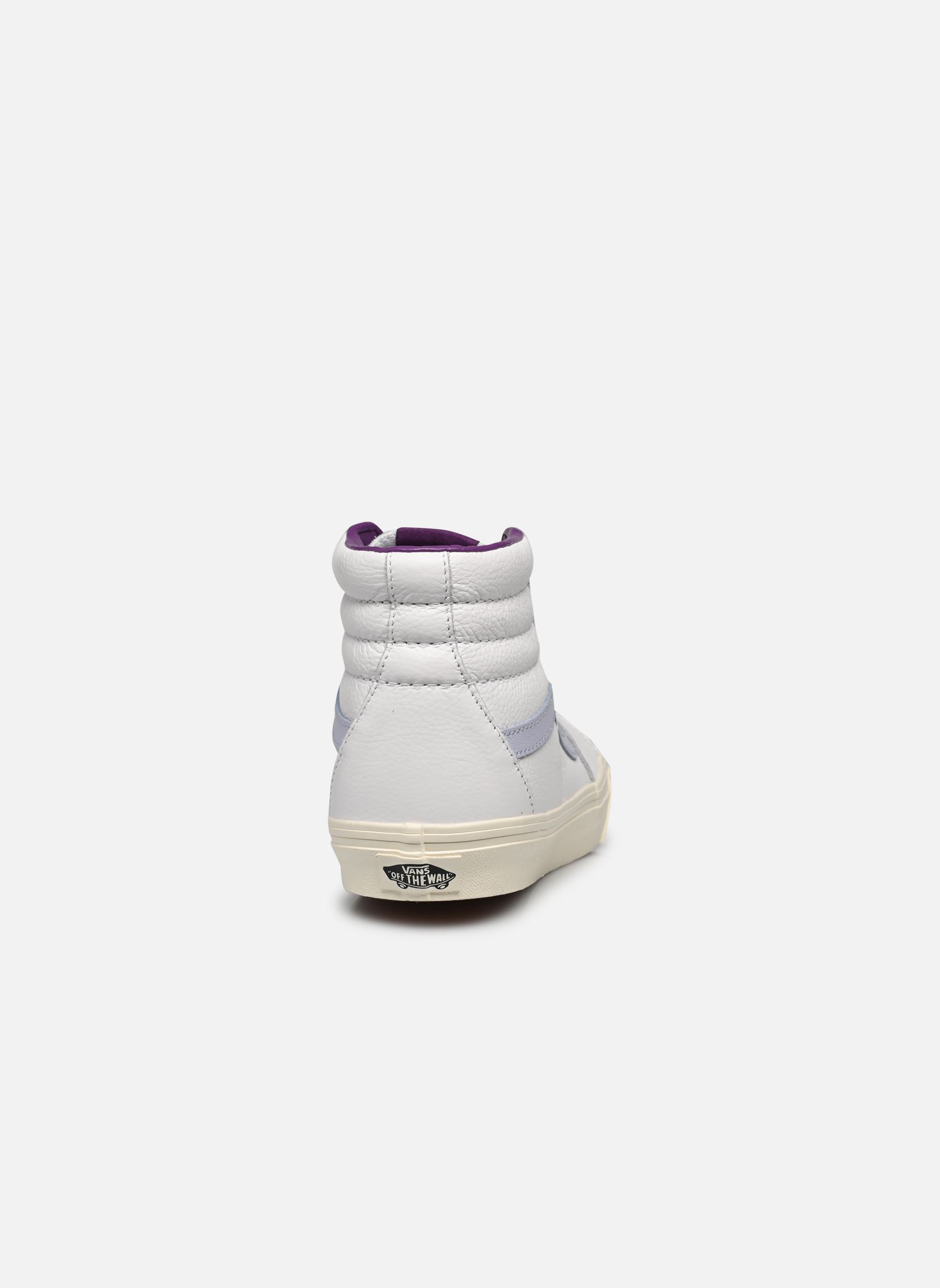 Hoge sneakers SK8-Hi dames wit Vans Hoge sneakers SK8-Hi dames wit PREMIUM LEATHER HALOGEN BLUE