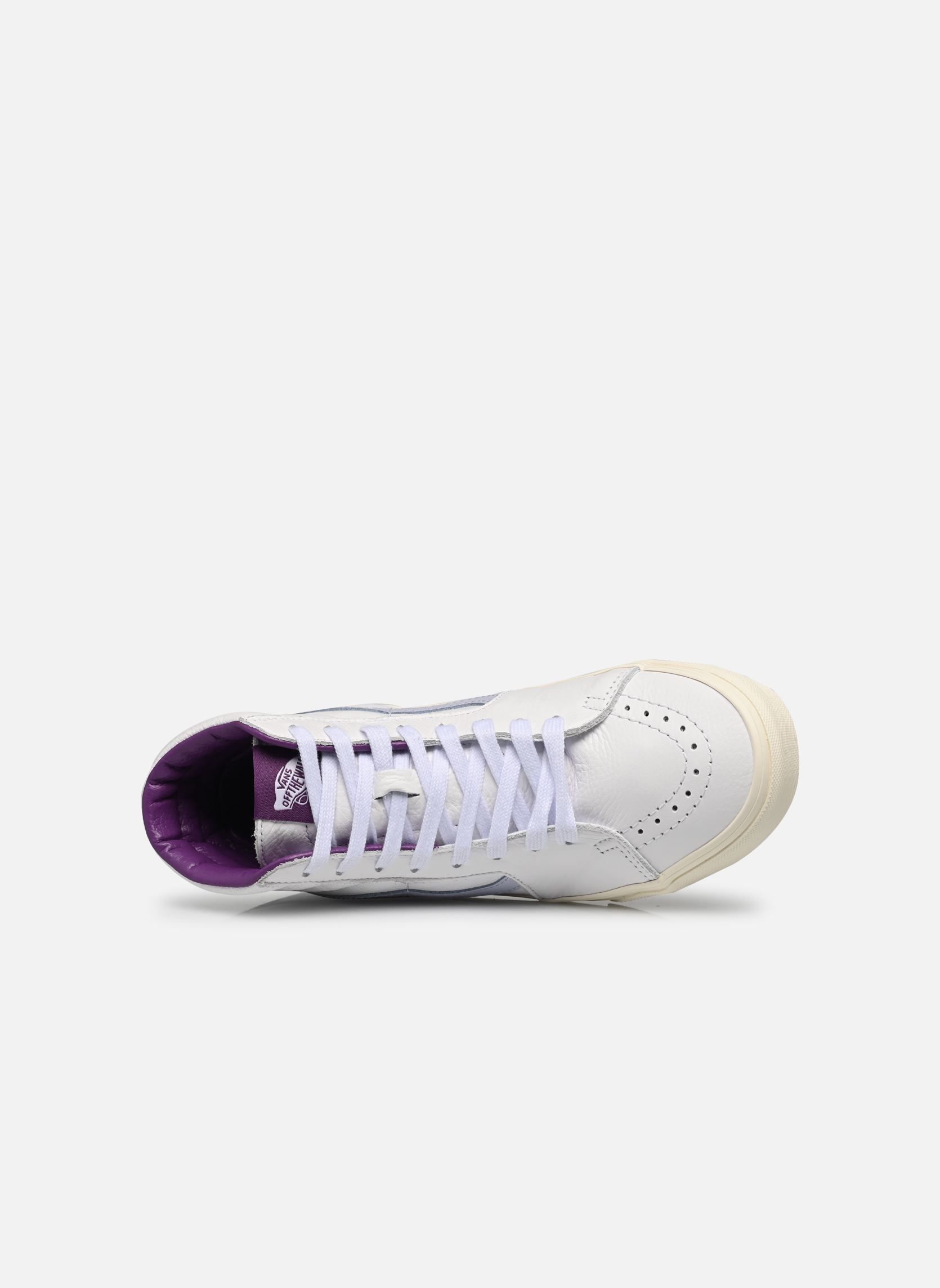 Hoge sneakers SK8-Hi dames wit Vans Hoge sneakers SK8-Hi dames wit PREMIUM LEATHER HALOGEN BLUE