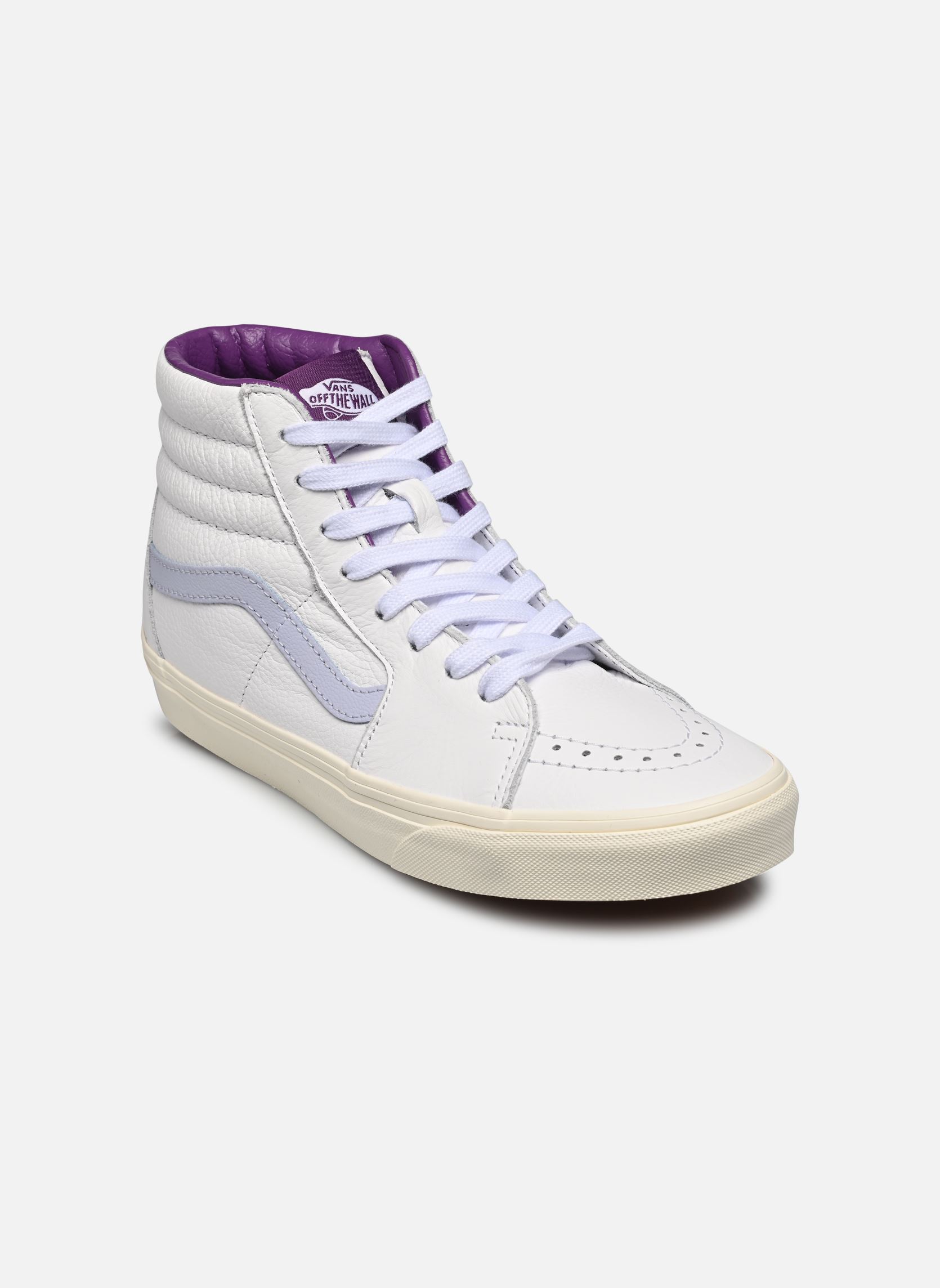Hoge sneakers SK8-Hi dames wit Vans Hoge sneakers SK8-Hi dames wit PREMIUM LEATHER HALOGEN BLUE