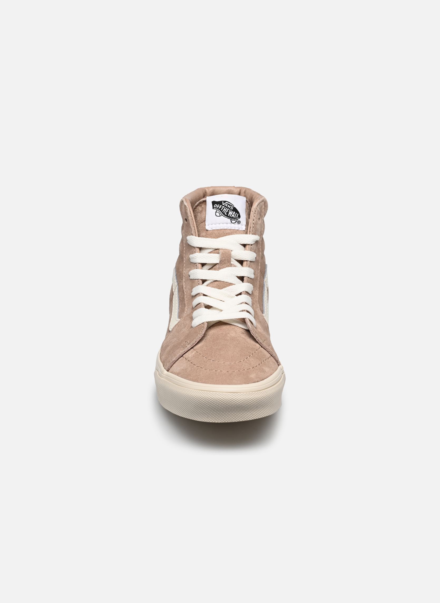 Niedrige Sneaker SK8-Hi damen braun Vans Niedrige Sneaker SK8-Hi damen braun PIG SUEDE WARM TAUPE
