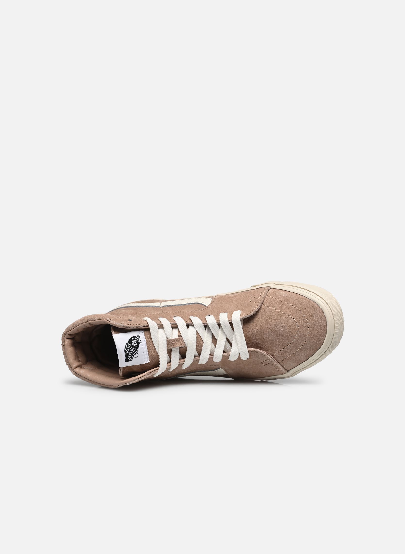 Niedrige Sneaker SK8-Hi damen braun Vans Niedrige Sneaker SK8-Hi damen braun PIG SUEDE WARM TAUPE