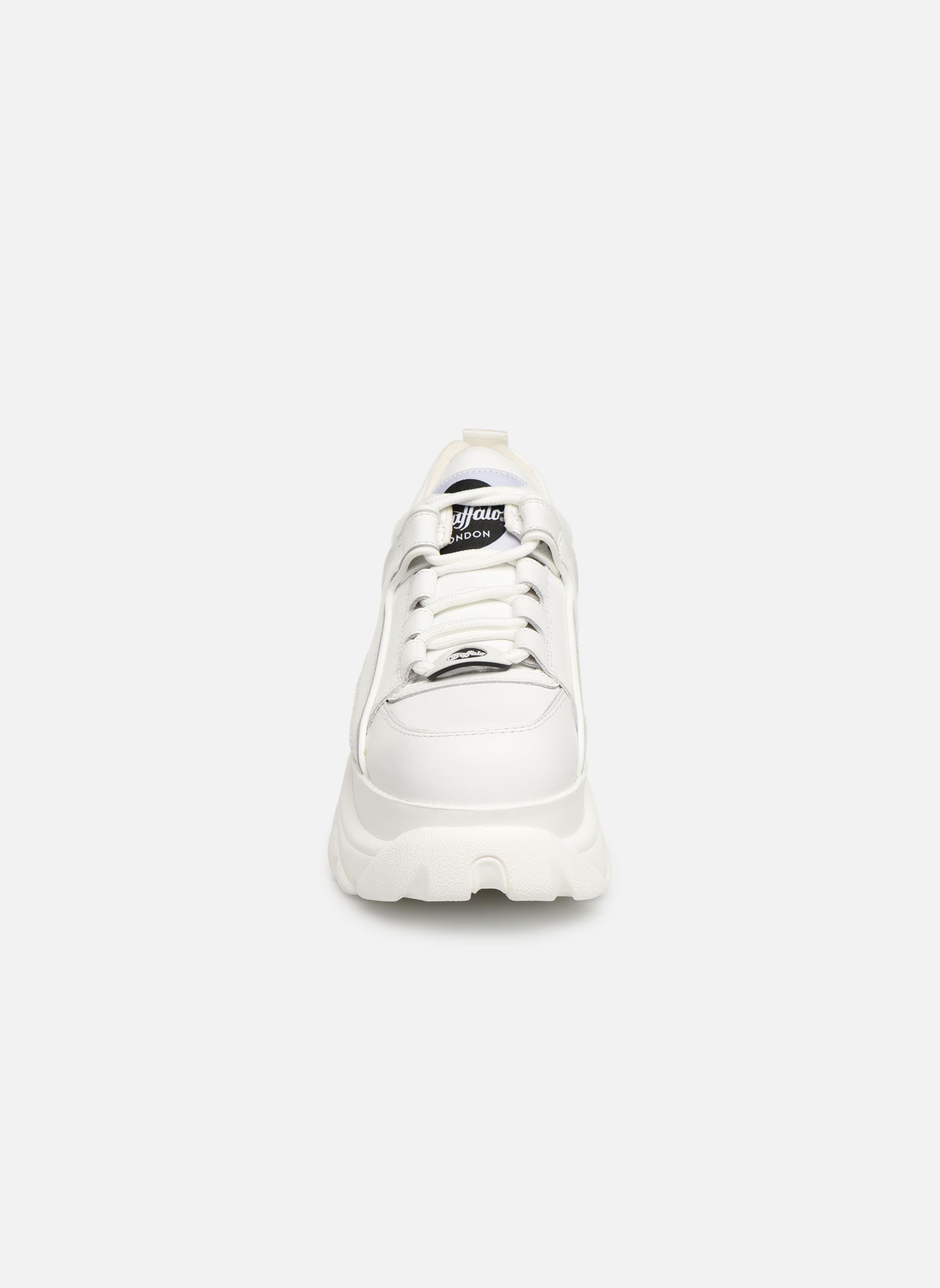 Lage sneakers 1339-14 dames wit Buffalo Lage sneakers 1339-14 dames wit Cow Leather - White