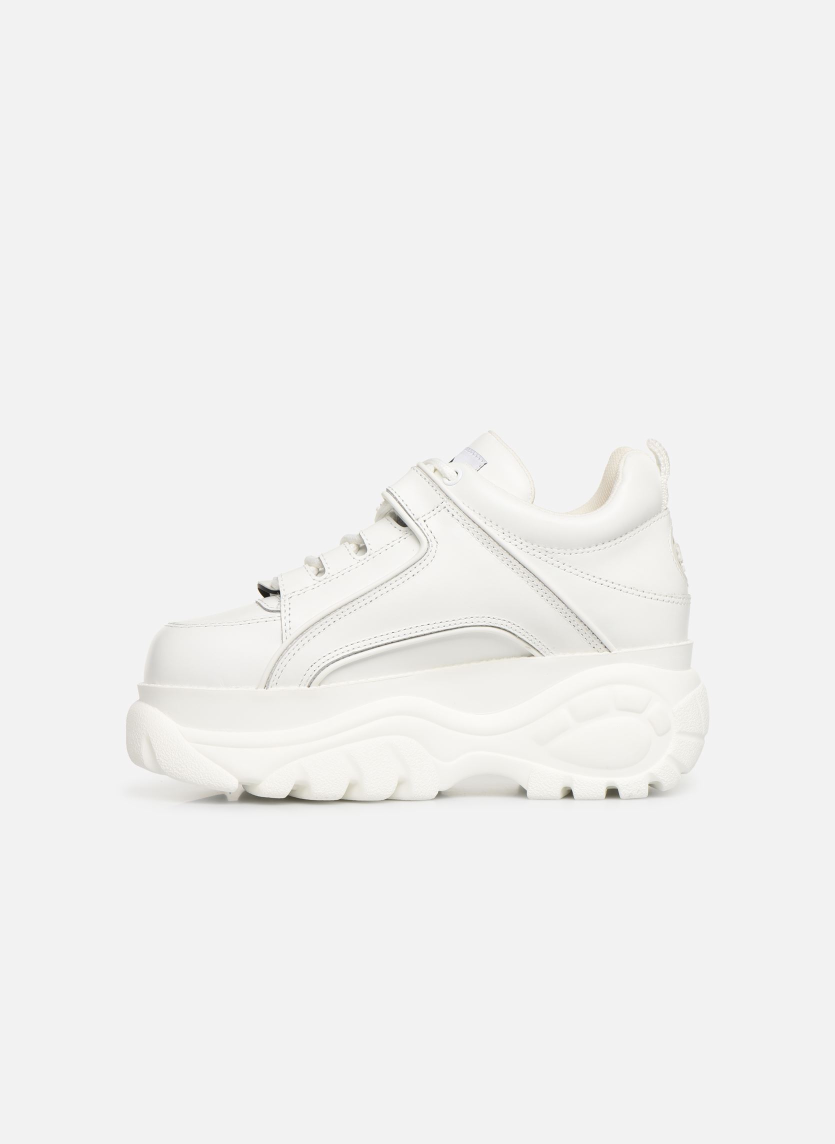 Lage sneakers 1339-14 dames wit Buffalo Lage sneakers 1339-14 dames wit Cow Leather - White
