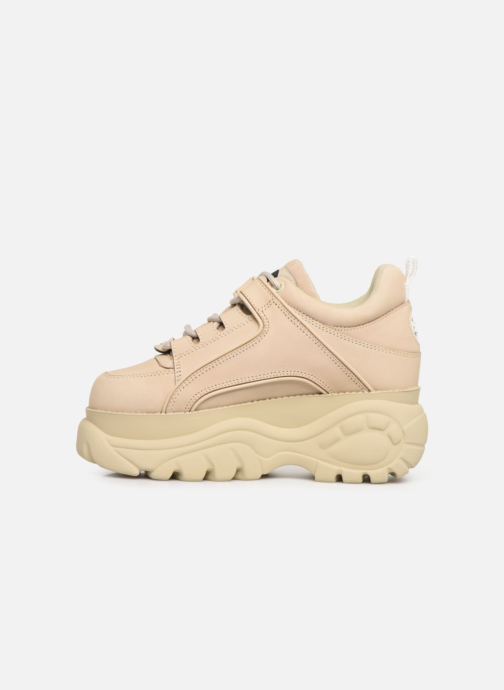 Niedrige Sneaker 1339-14 damen beige Buffalo Niedrige Sneaker 1339-14 damen beige Nubuck Leather - Cream