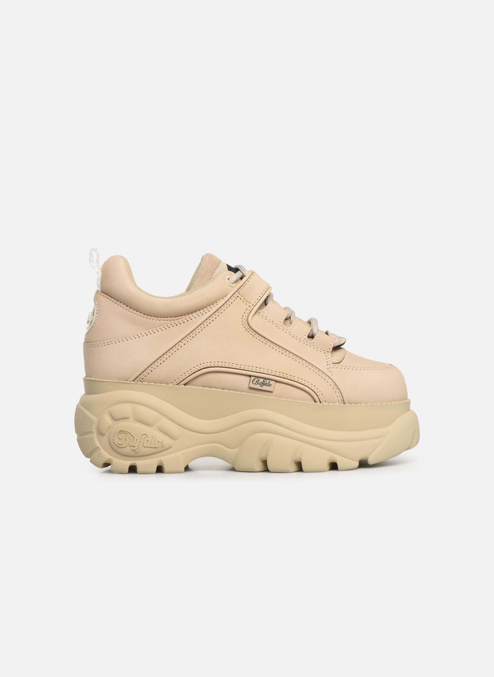 Niedrige Sneaker 1339-14 damen beige Buffalo Niedrige Sneaker 1339-14 damen beige Nubuck Leather - Cream