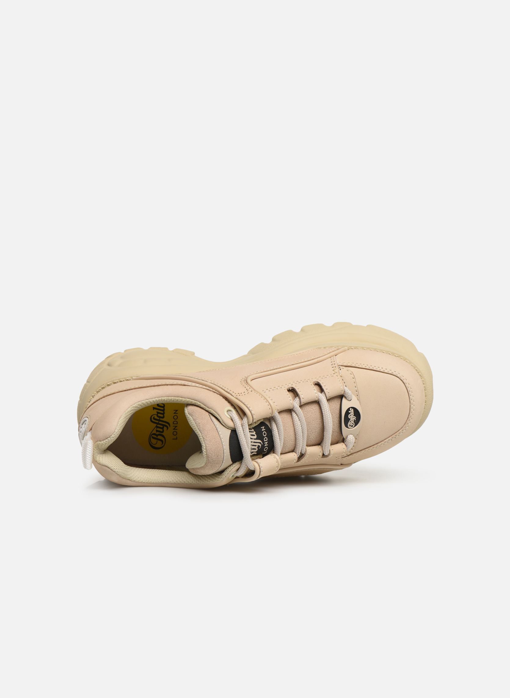 Niedrige Sneaker 1339-14 damen beige Buffalo Niedrige Sneaker 1339-14 damen beige Nubuck Leather - Cream