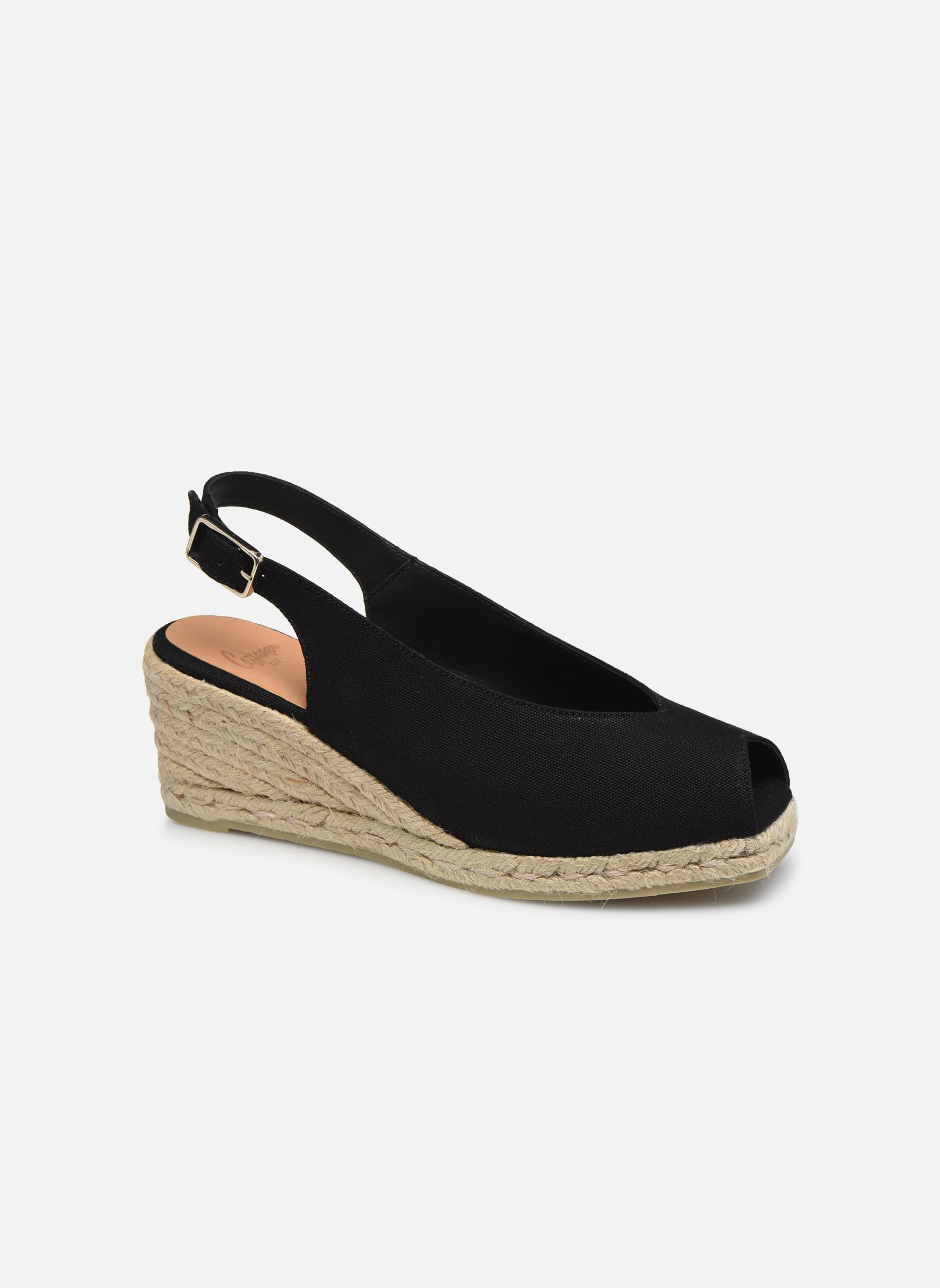 Espadrilles compensées et plateformes Dosalia H6 femme noir Castaner Espadrilles compensées et plateformes Dosalia H6 femme noir NEGRO