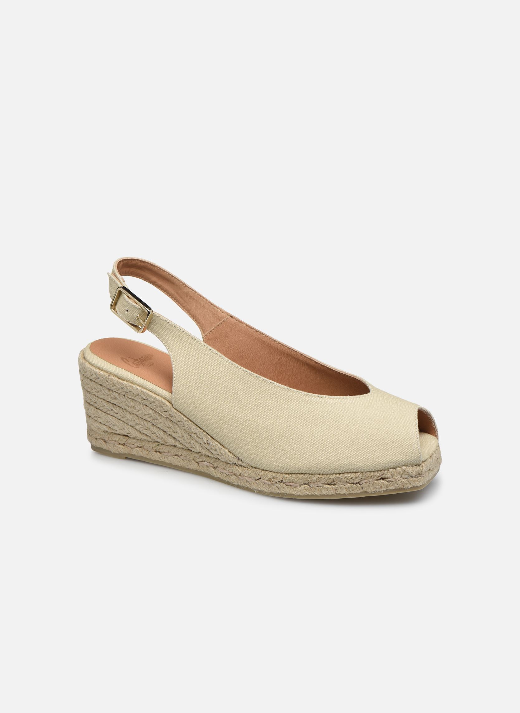 Espadrilles compensées et plateformes Dosalia H6 femme blanc Castaner Espadrilles compensées et plateformes Dosalia H6 femme blanc Ivory