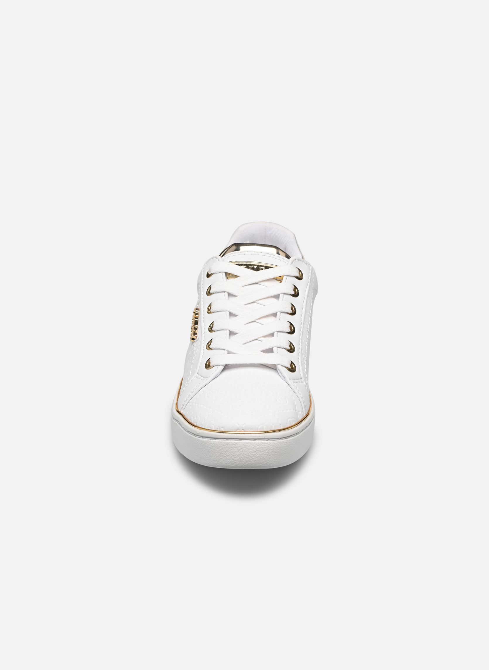 Lage sneakers BECKIE dames wit Guess Lage sneakers BECKIE dames wit White
