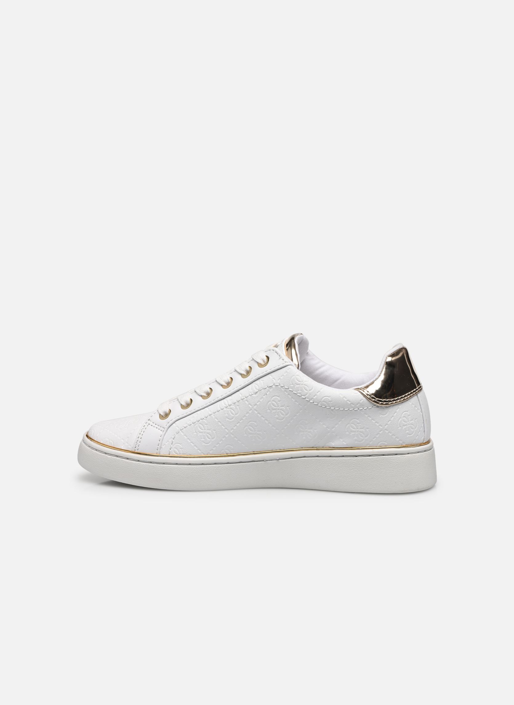 Lage sneakers BECKIE dames wit Guess Lage sneakers BECKIE dames wit White