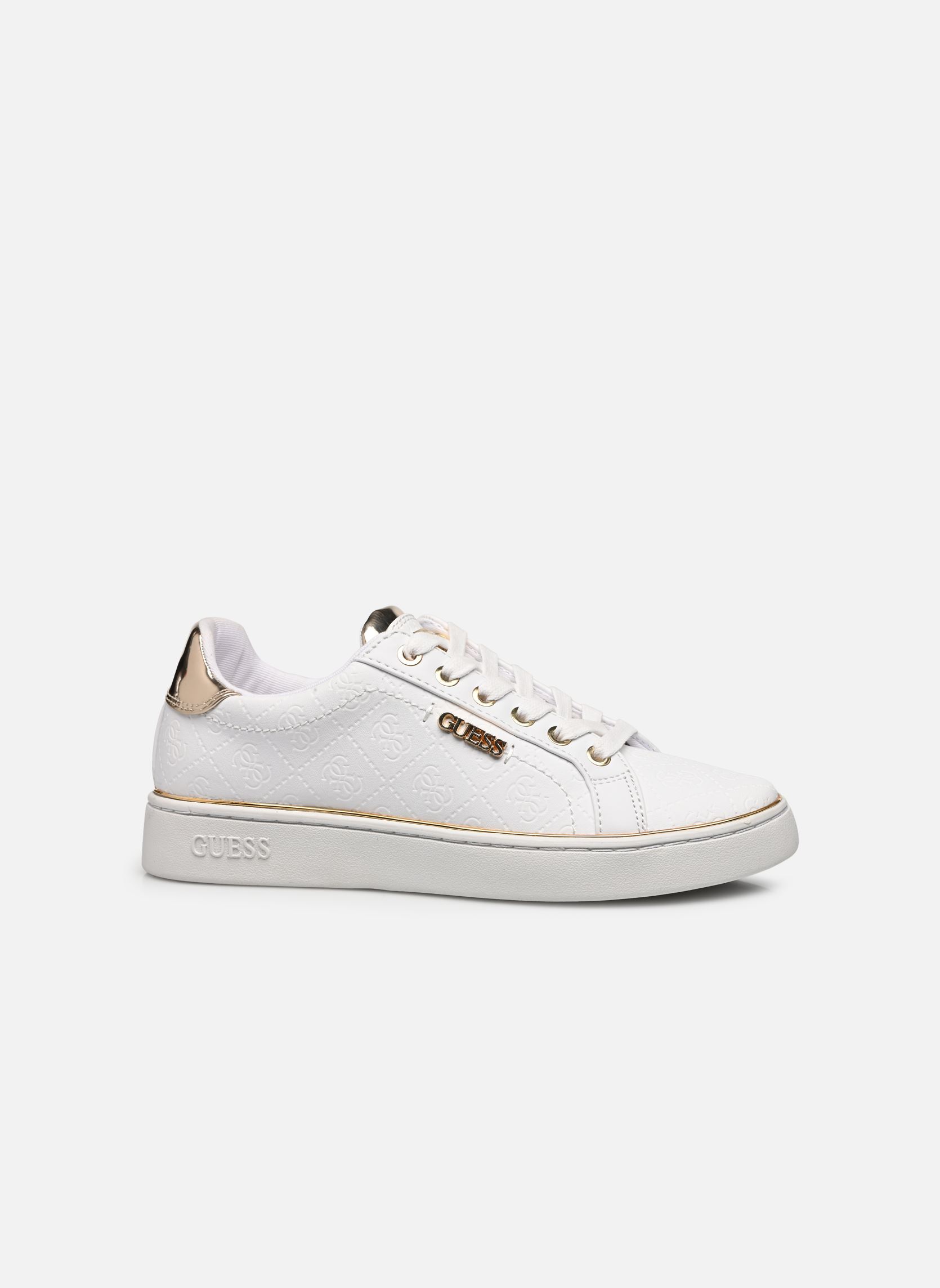 Lage sneakers BECKIE dames wit Guess Lage sneakers BECKIE dames wit White