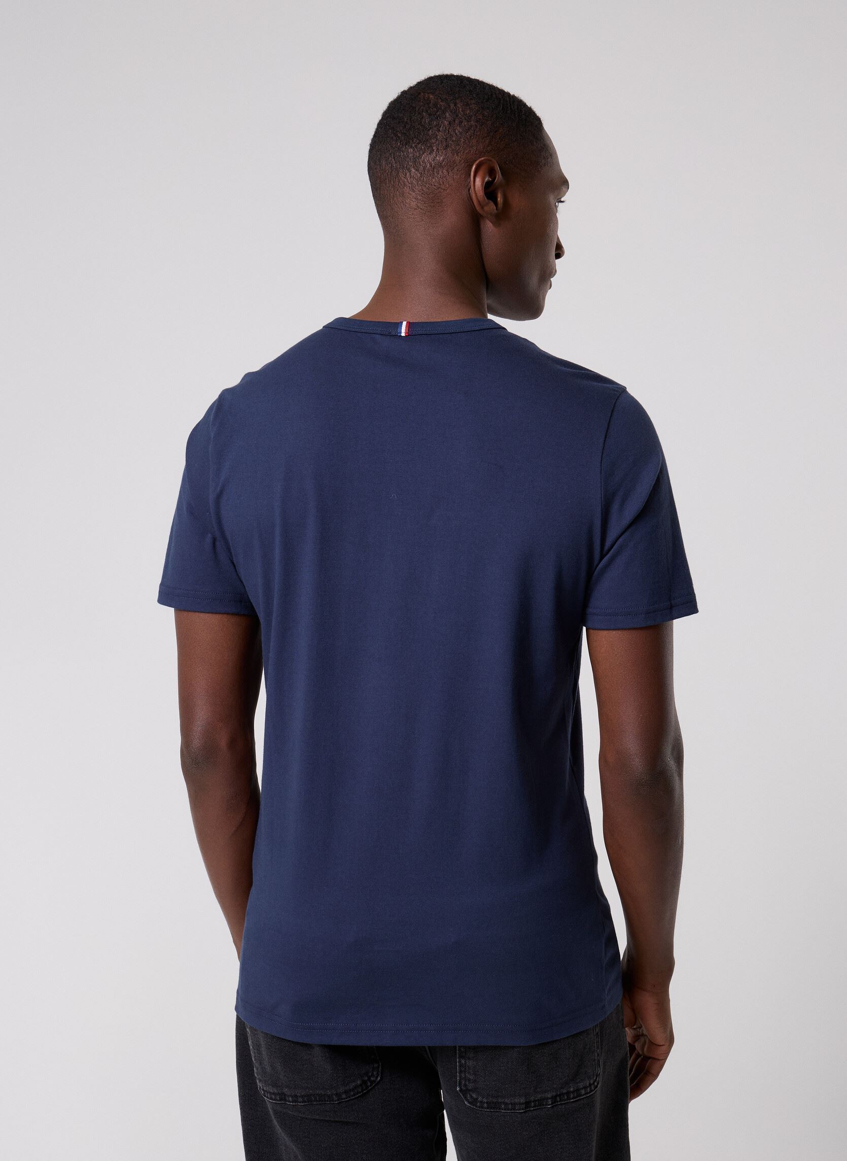 Tee-shirts ESS Tee SS N°1 M homme bleu Le Coq Sportif Tee-shirts ESS Tee SS N°1 M homme bleu Dress Blues1