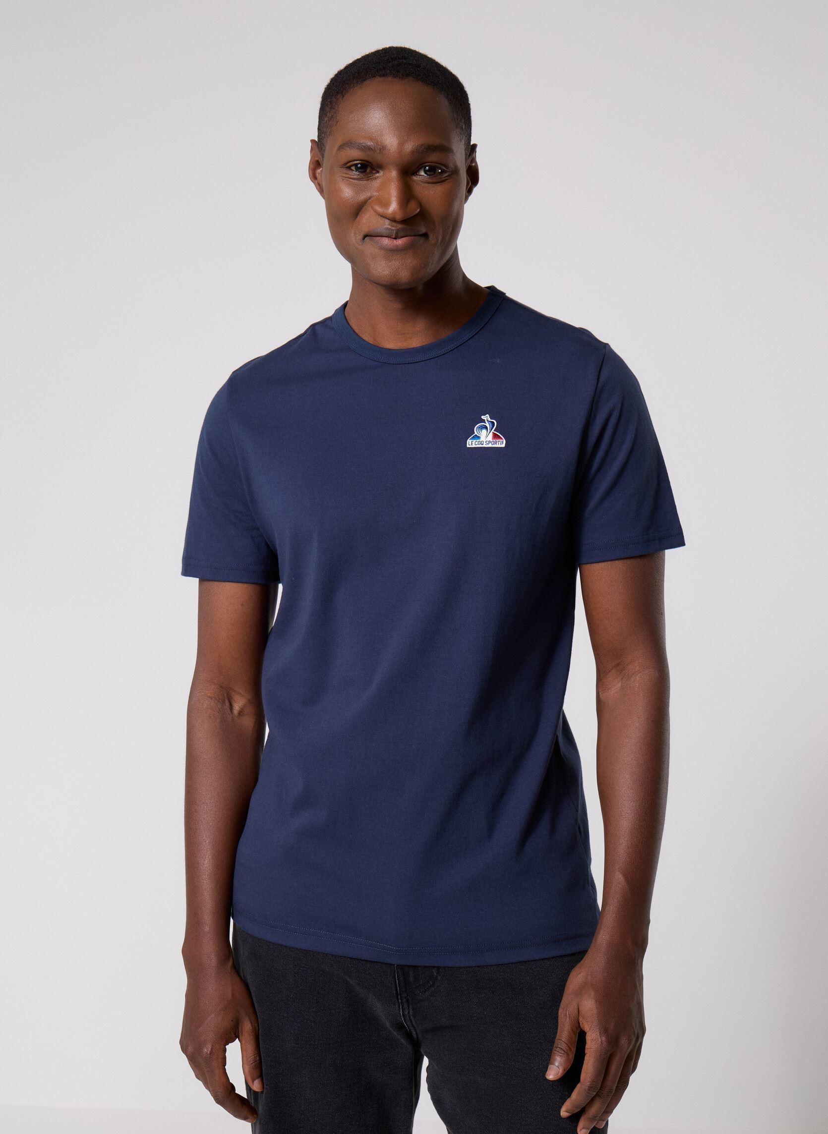Tee-shirts ESS Tee SS N°1 M homme bleu Le Coq Sportif Tee-shirts ESS Tee SS N°1 M homme bleu Dress Blues1