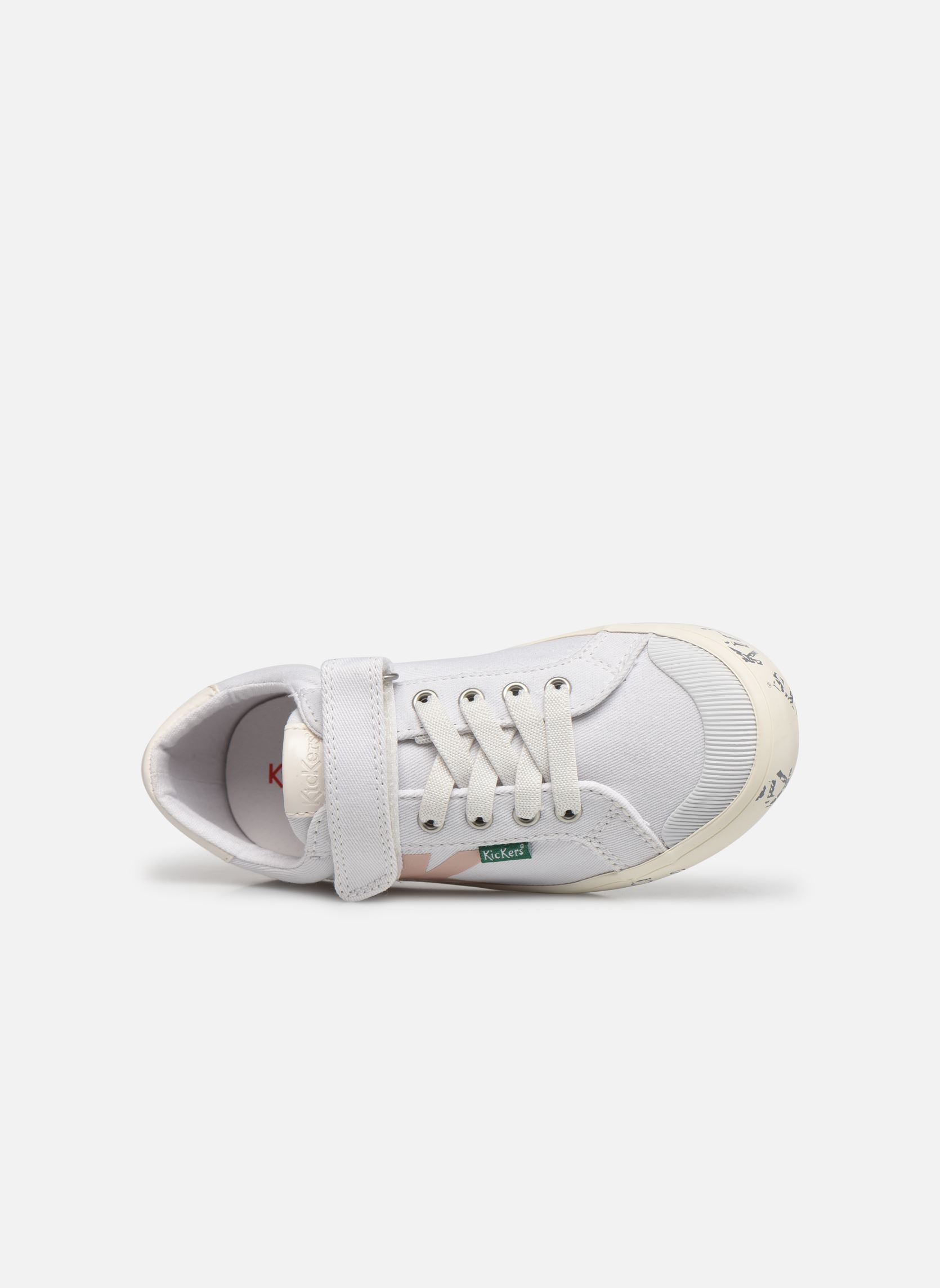 Baskets basses Gody fille blanc Kickers Baskets basses Gody fille blanc BLANC 3