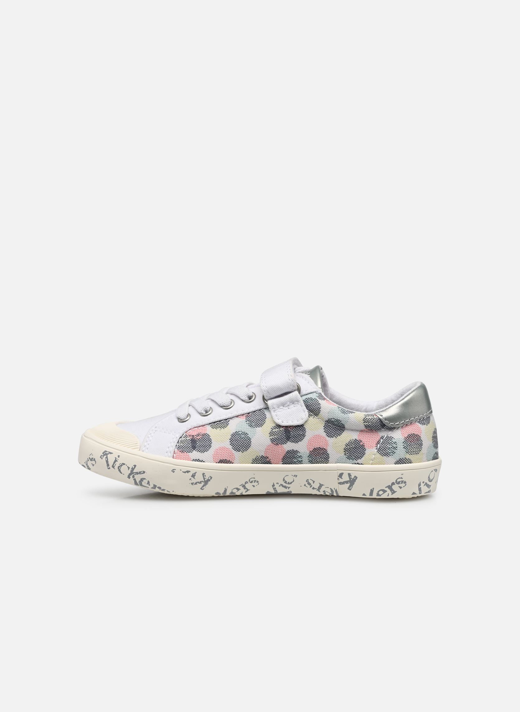 Baskets basses Gody fille blanc Kickers Baskets basses Gody fille blanc BLANC POIS MULTICO