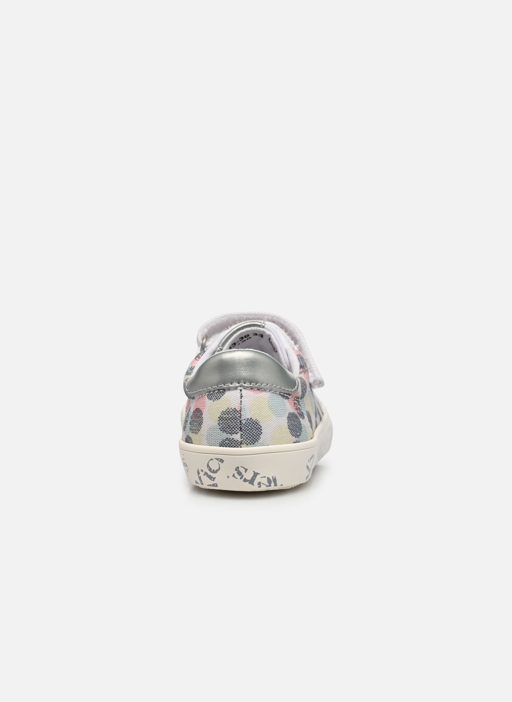 Baskets basses Gody fille blanc Kickers Baskets basses Gody fille blanc BLANC POIS MULTICO