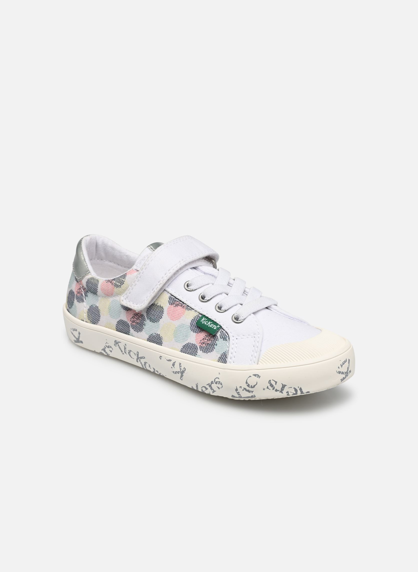Baskets basses Gody fille blanc Kickers Baskets basses Gody fille blanc BLANC POIS MULTICO