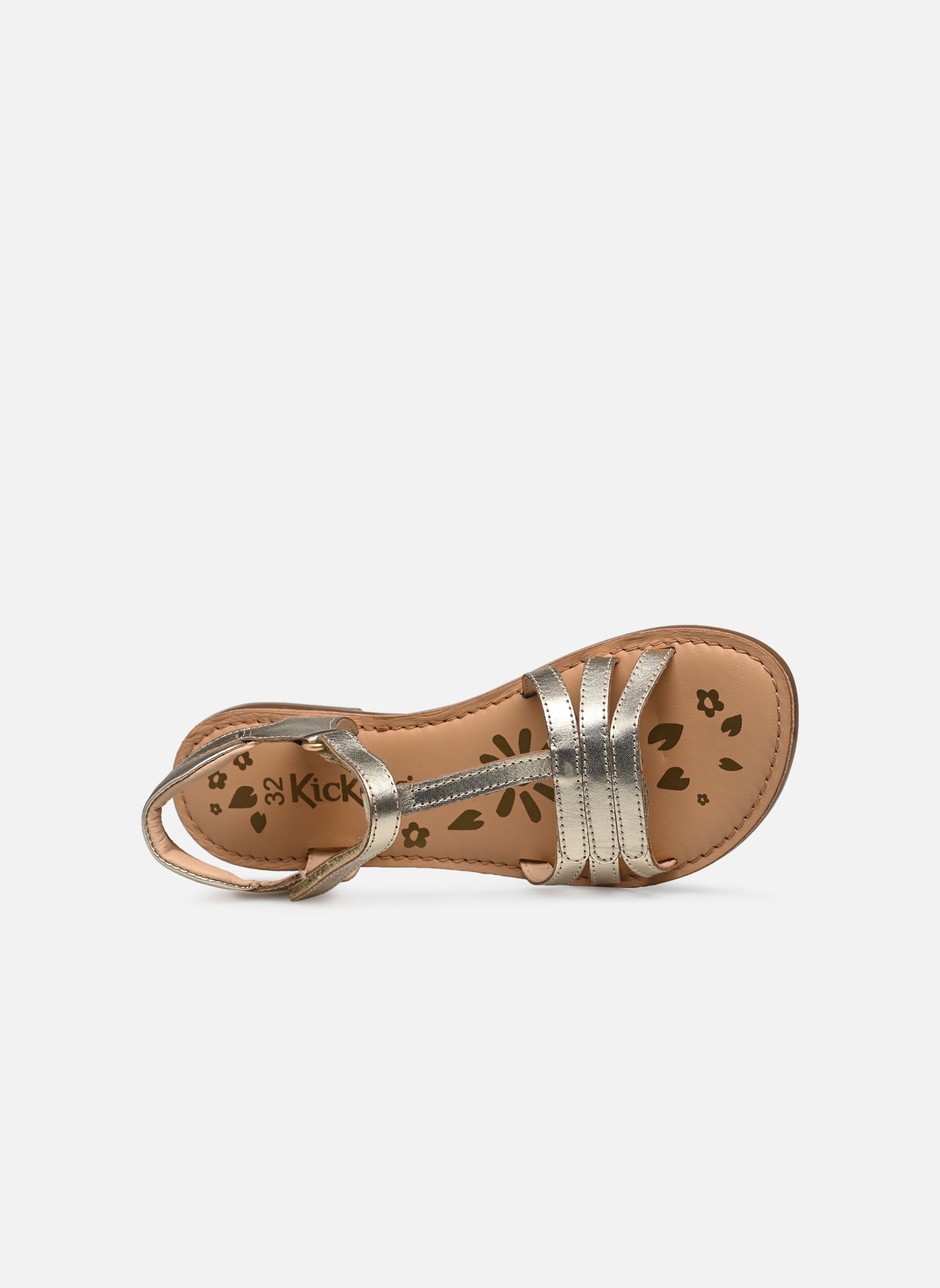 Sandales Diamanto fille or et bronze Kickers Sandales Diamanto fille or et bronze OR