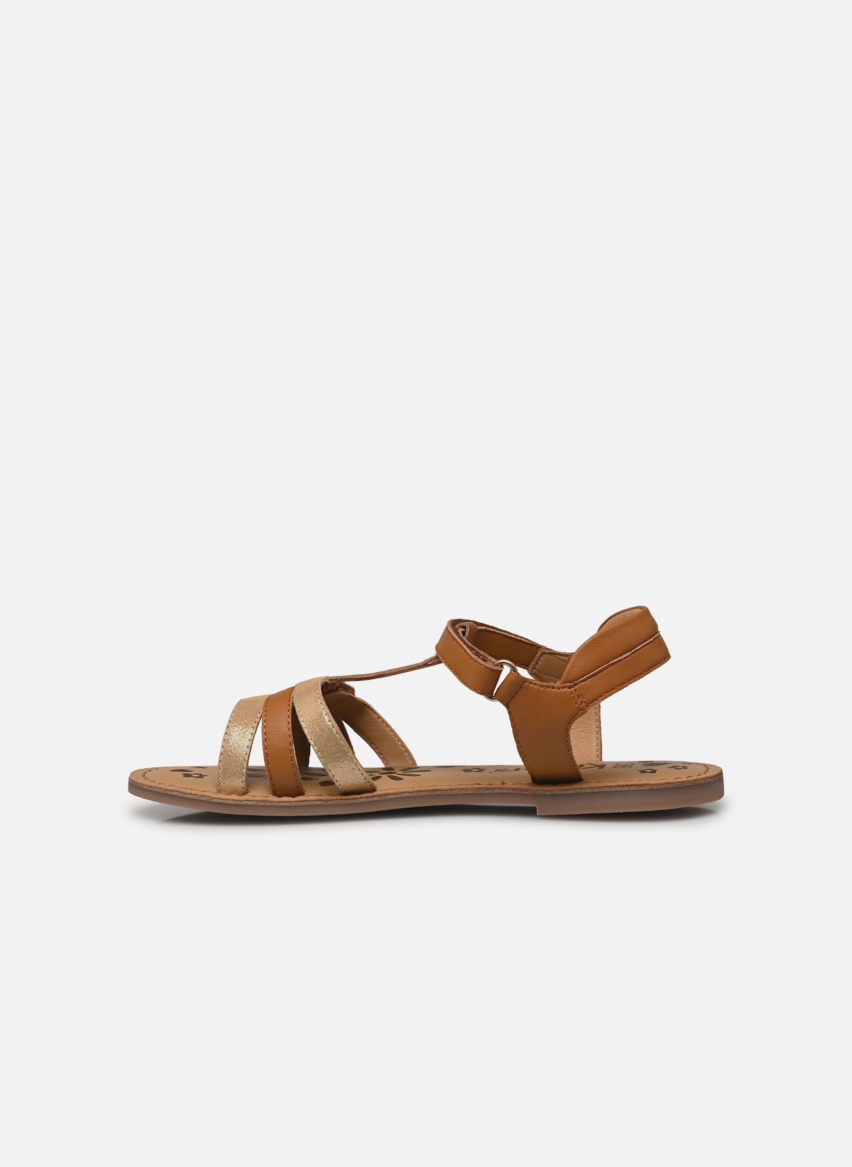 Sandalen Diamanto mädchen braun Kickers Sandalen Diamanto mädchen braun CAMEL OR