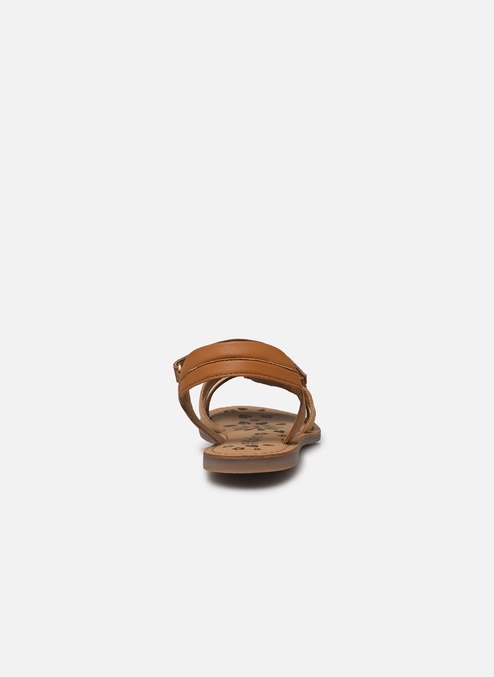 Sandalen Diamanto mädchen braun Kickers Sandalen Diamanto mädchen braun CAMEL OR